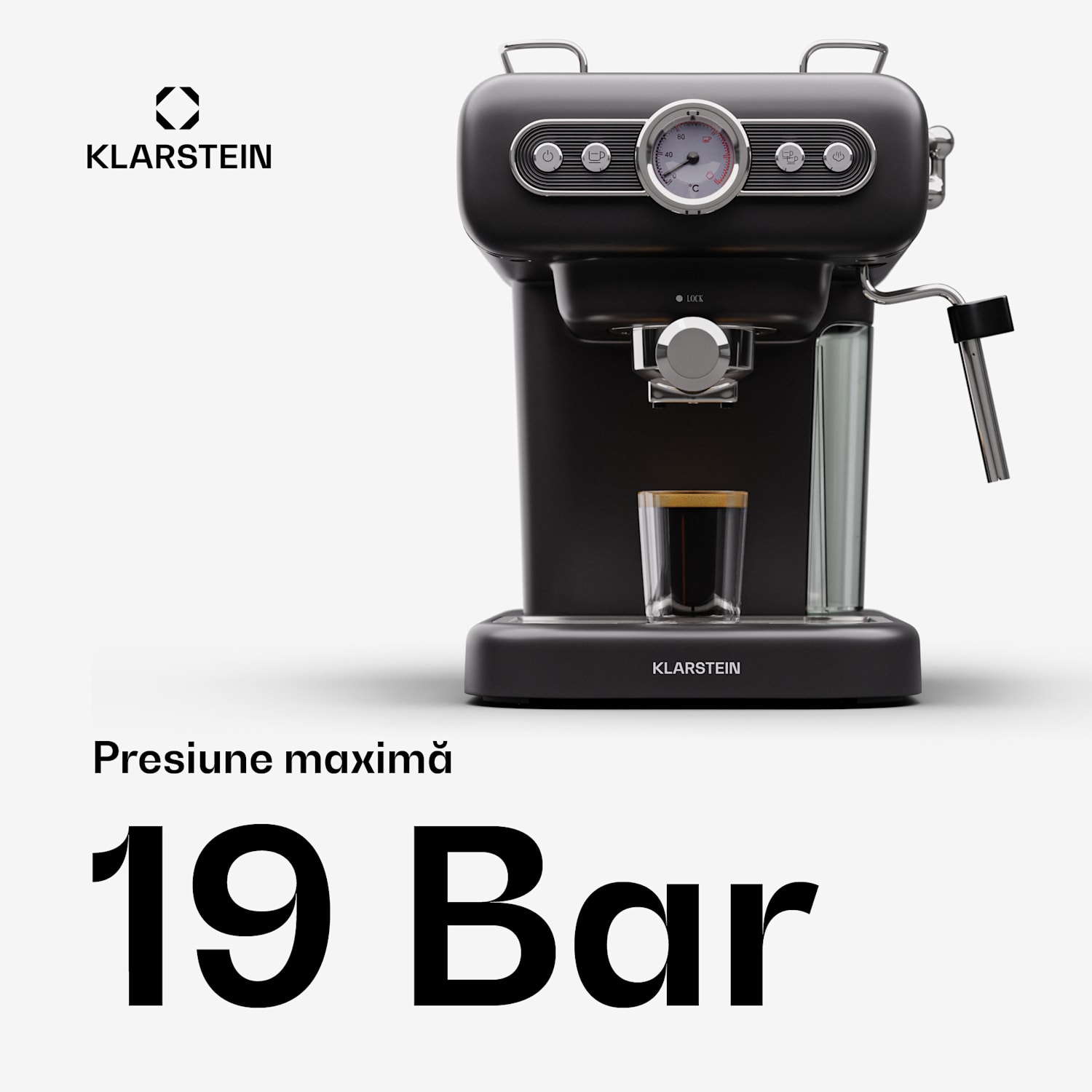 Mașină Espresso Espressionata Evo, 950 W, 19 Bar, 1,2 L, 2 cești Negru