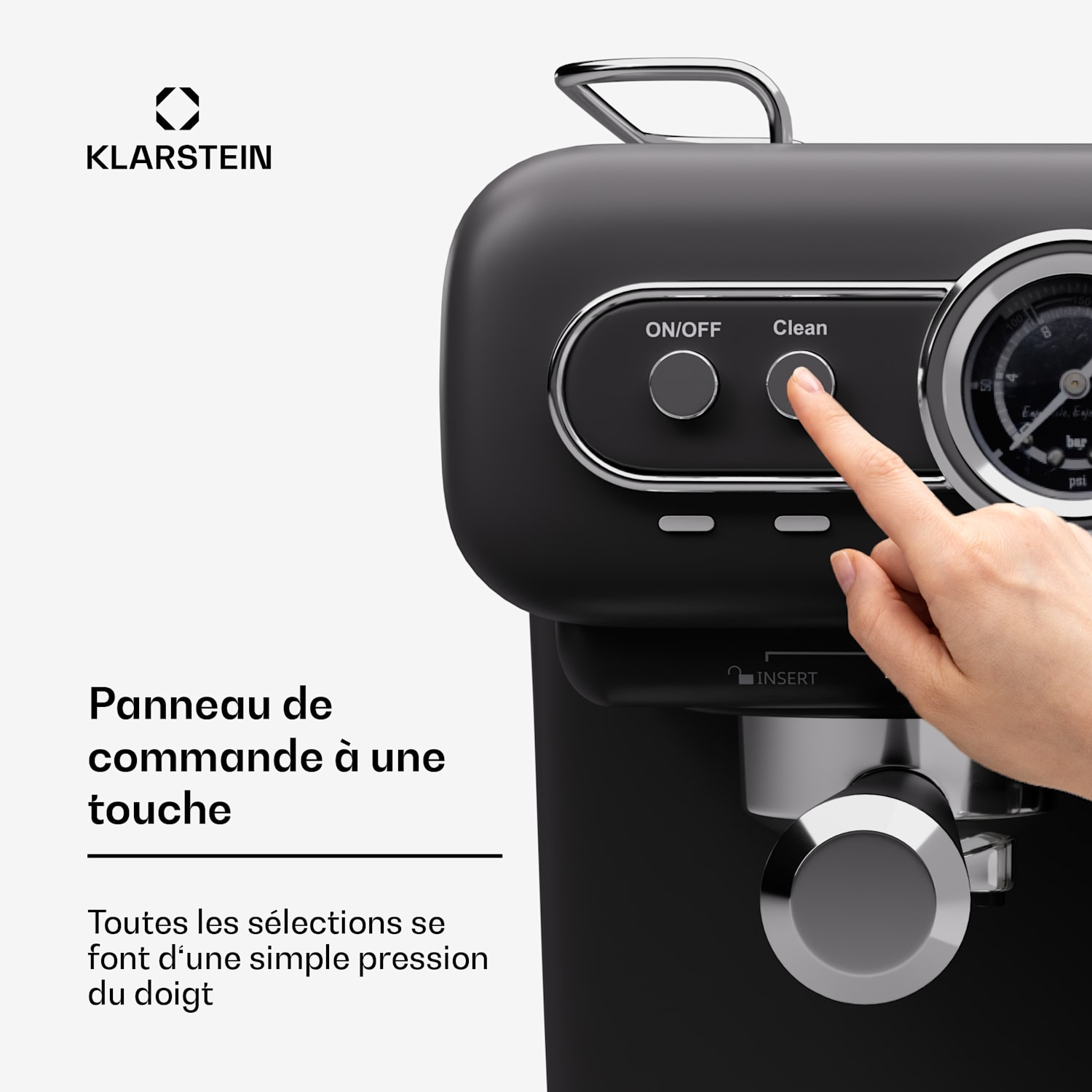 Machine à expresso Espressionata Evo 1350 W 19 bars 1,2 L 2 tasses Noir