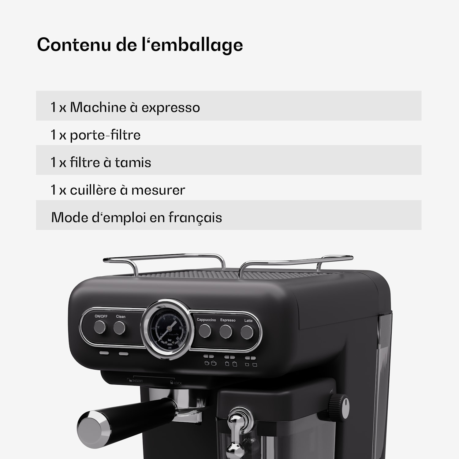 Machine à expresso Espressionata Evo 1350 W 19 bars 1,2 L 2 tasses 
