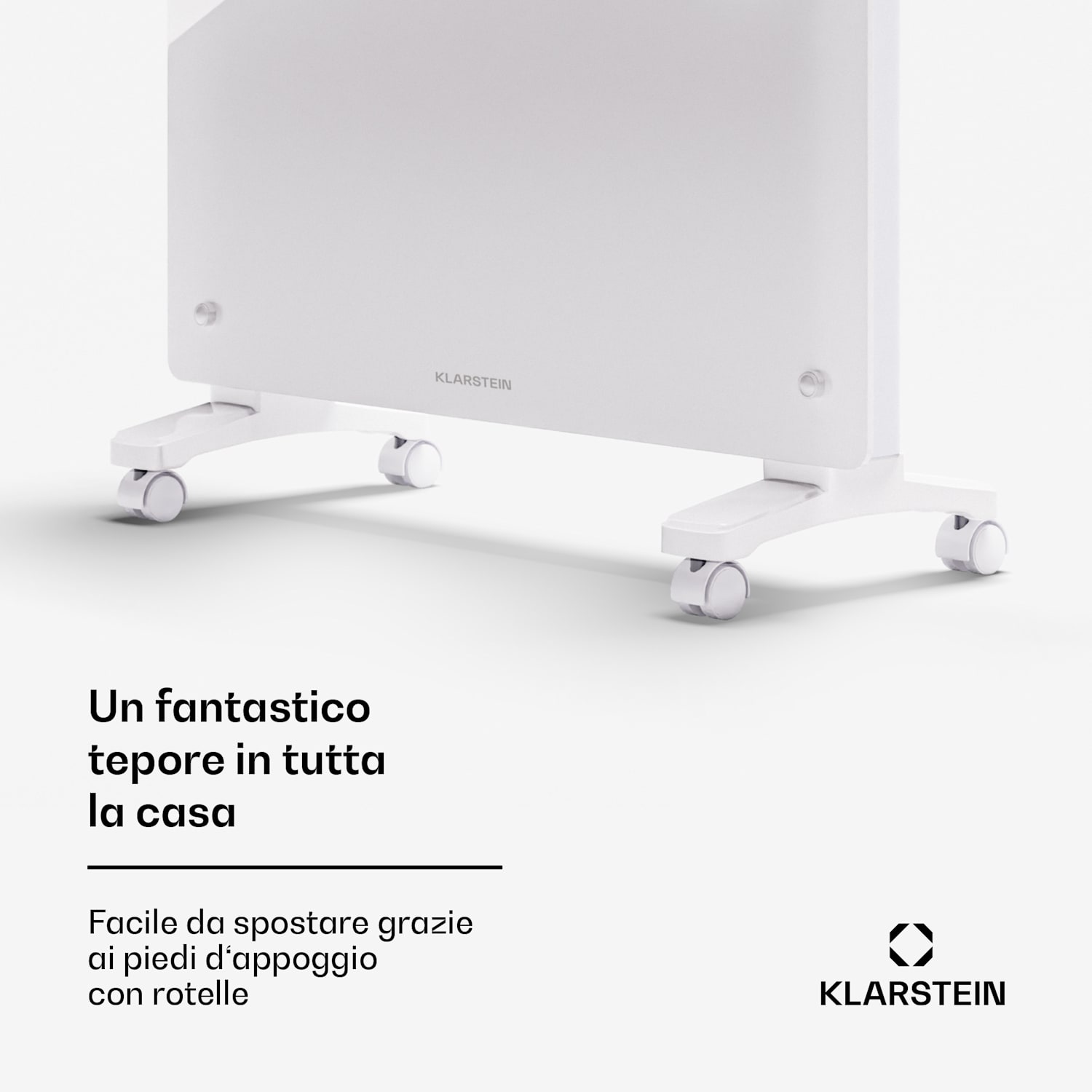 Bornholm Smart 1500 - Stufa a convezione, 1500 W, WiFi, LED, IP24 1500 W | Sì | Bianco