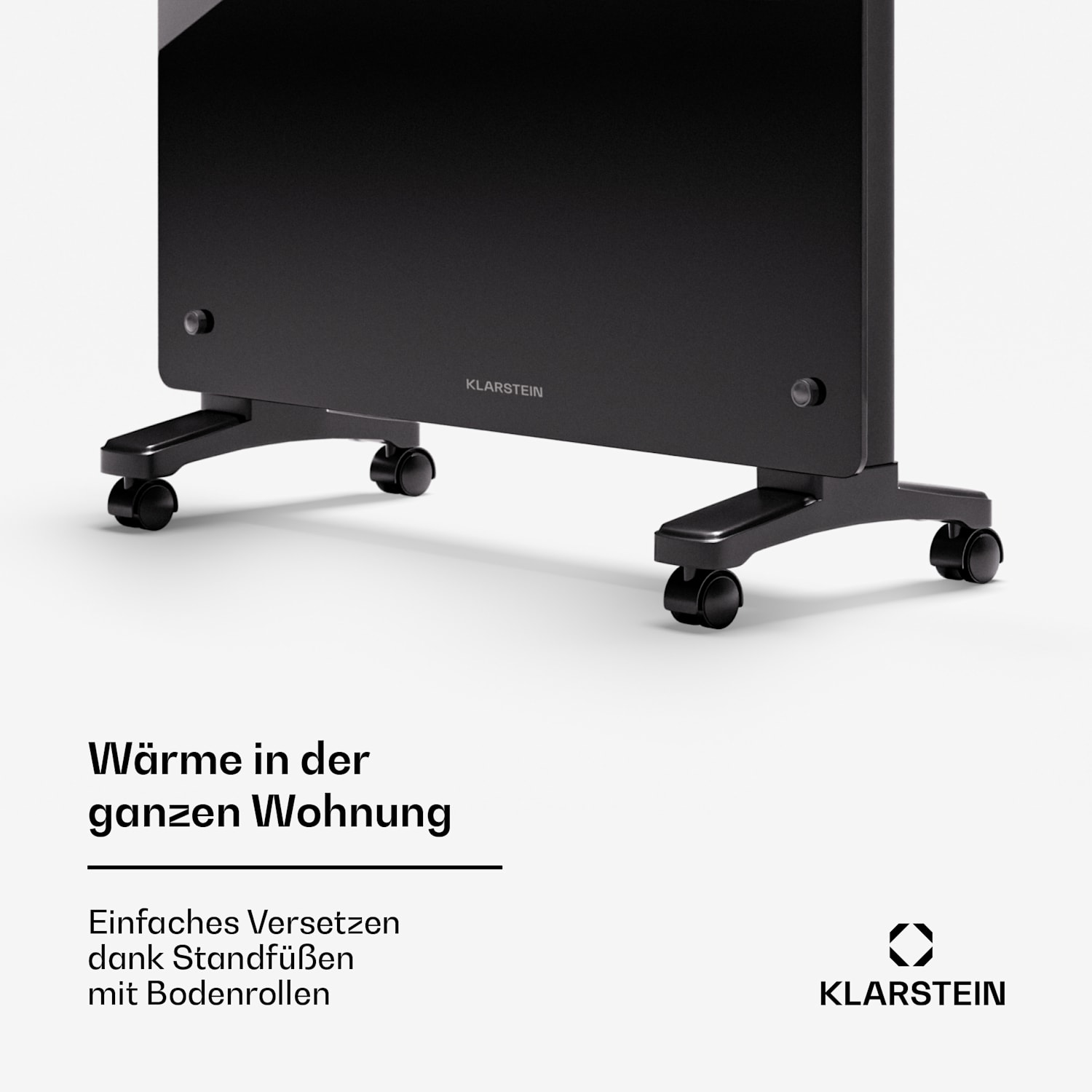 Bornholm Smart 1500 - Stufa a convezione, 1500 W, WiFi, LED, IP24 1500 W | Sì | Nero