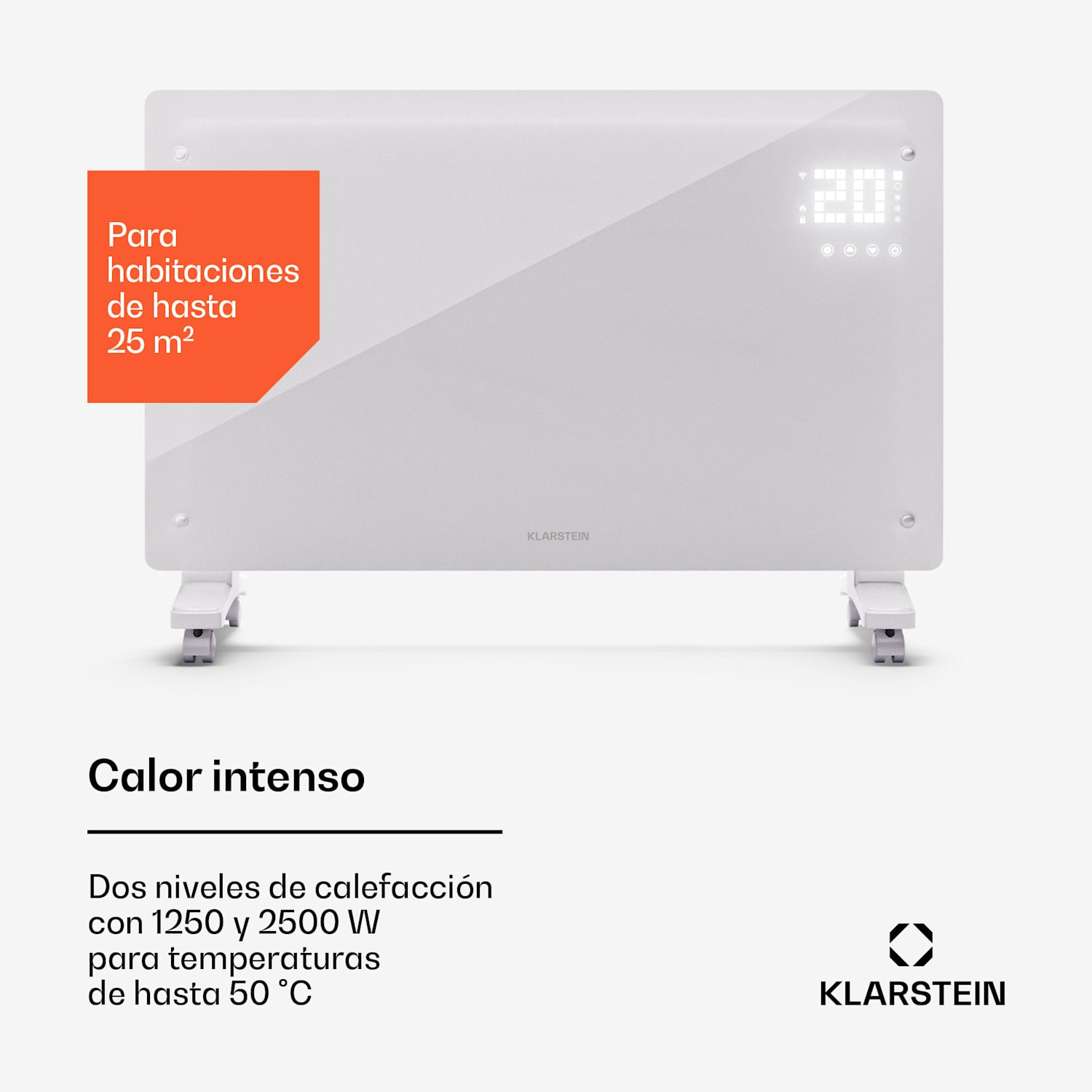 Calentador de convección Bornholm Smart 2500 ocn 2500W WiFi LED IP24 