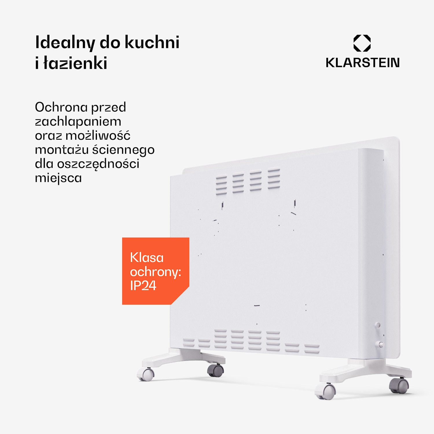 Bornholm Smart 2500, grzejnik konwektorowy, 2500 W, Wi-Fi, LED, IP24 2500 W | Tak | Biały