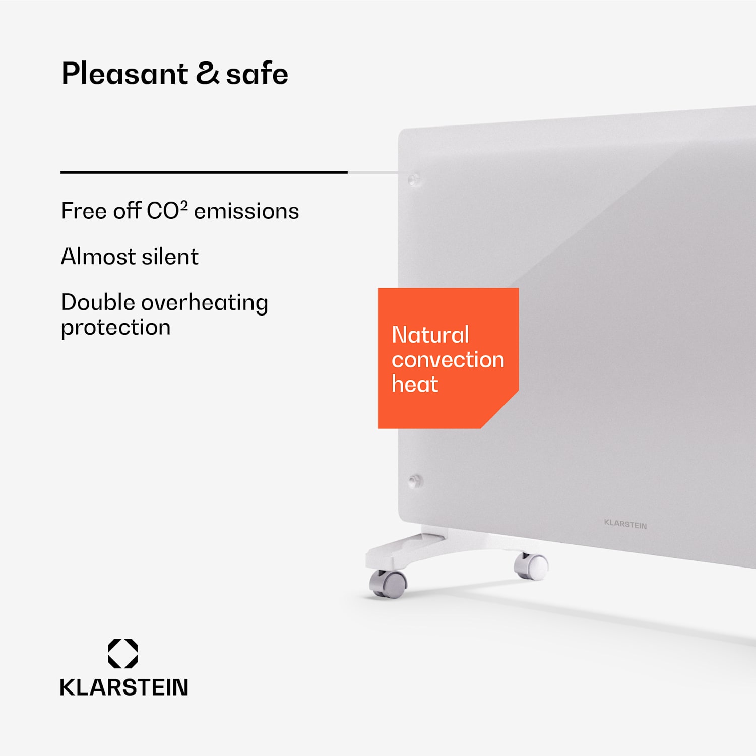 Bornholm Smart 2500 convectieverwarming 2500W wifi led IP24 