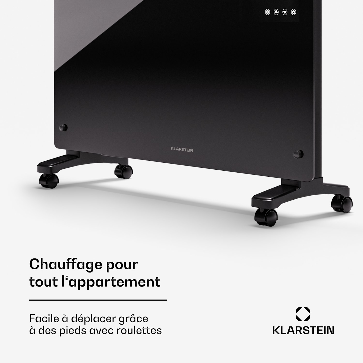 Bornholm Smart 2500 convectieverwarming 2500W wifi led IP24 2500 W | Ja | Zwart