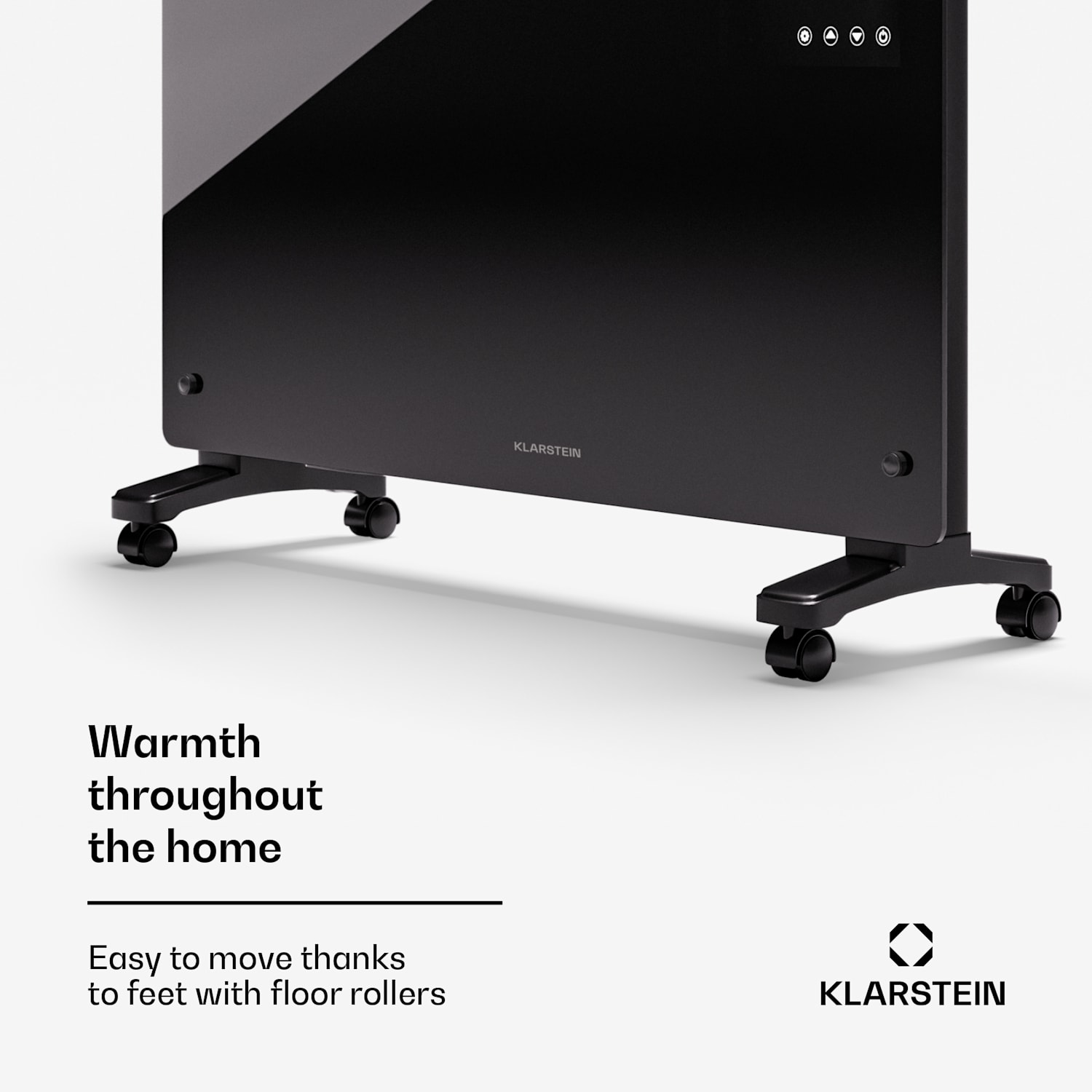 Bornholm Smart 2500 -konvektorilämmitin 2500 W WiFi LED IP24 2500 W | Kyllä | Musta