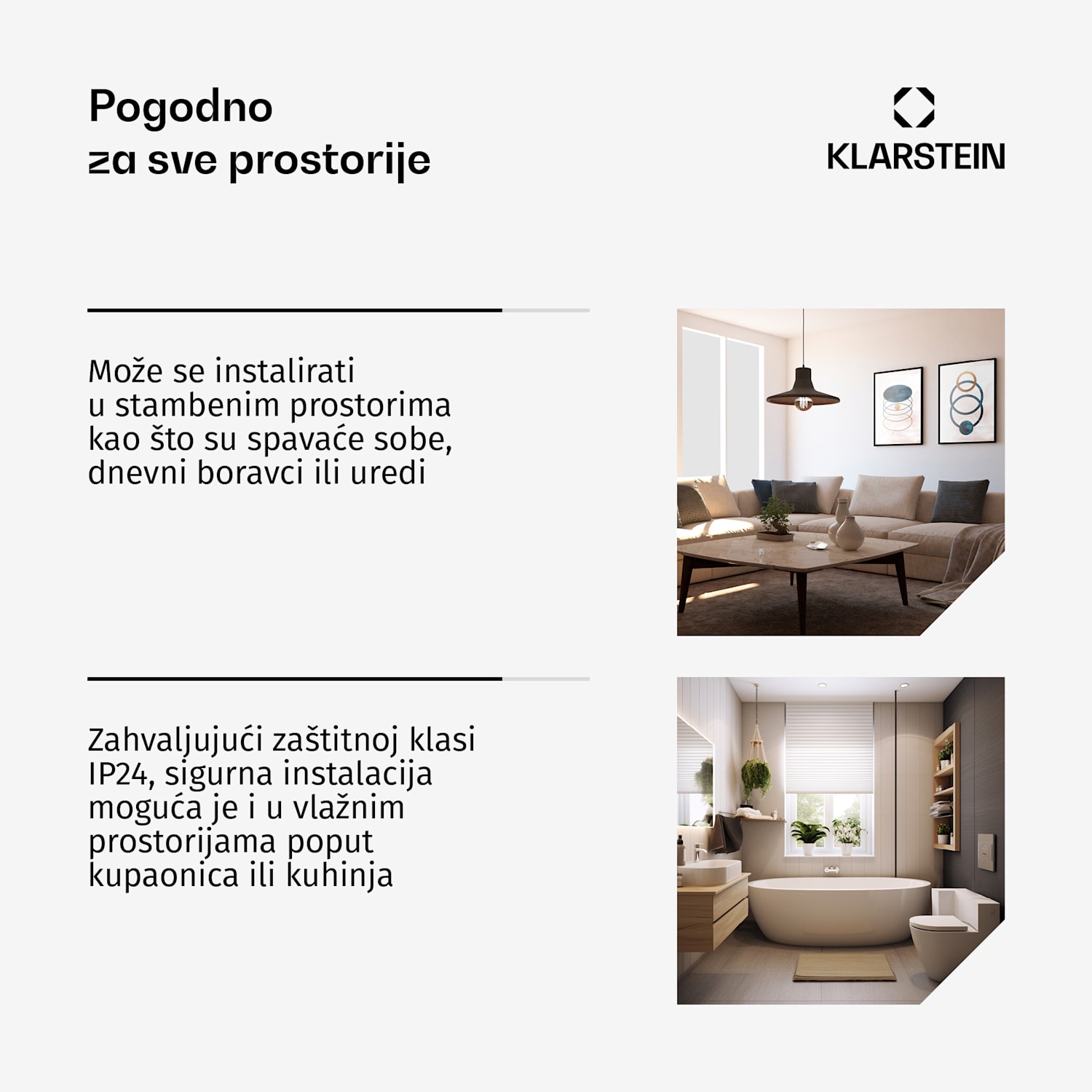 Wonderbeam 450 Hybride infracrvena grijalica 60 x 60 cm 450 W Tjedni timer Daljinski upravljač 450 W