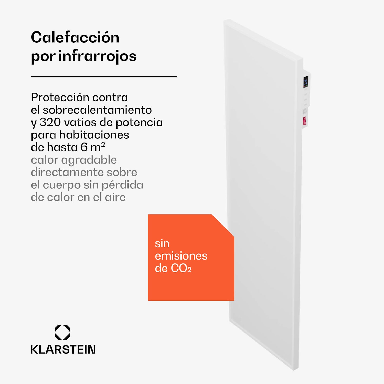 Wonderwall Air Smart 320 infrarrojo inteligente 30x100cm App 320W 30 x 100 cm | 320 W