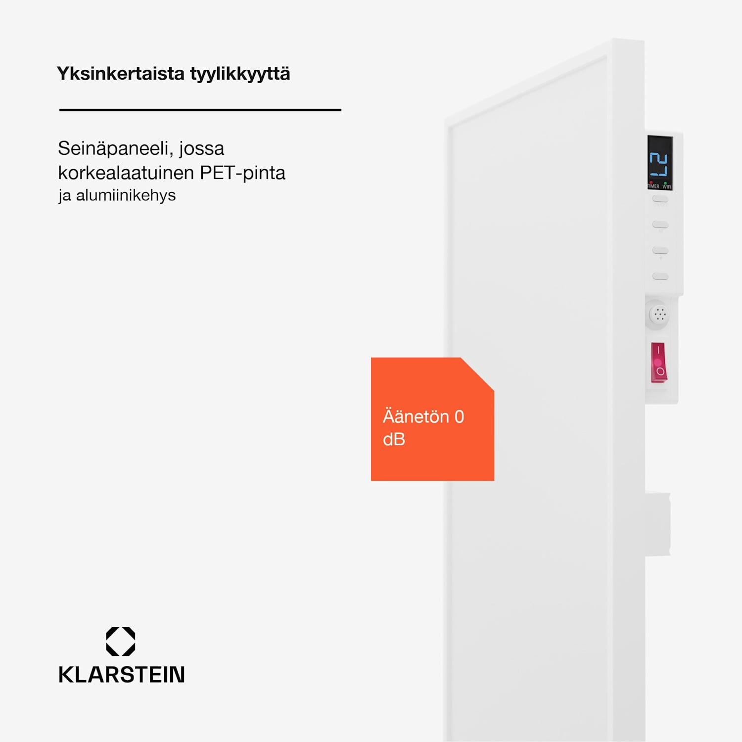 Wonderwall Air Smart 320 -infrapunalämmitin 30 x 100 cm sovellus 320 W 30 x 100 cm | 320 W