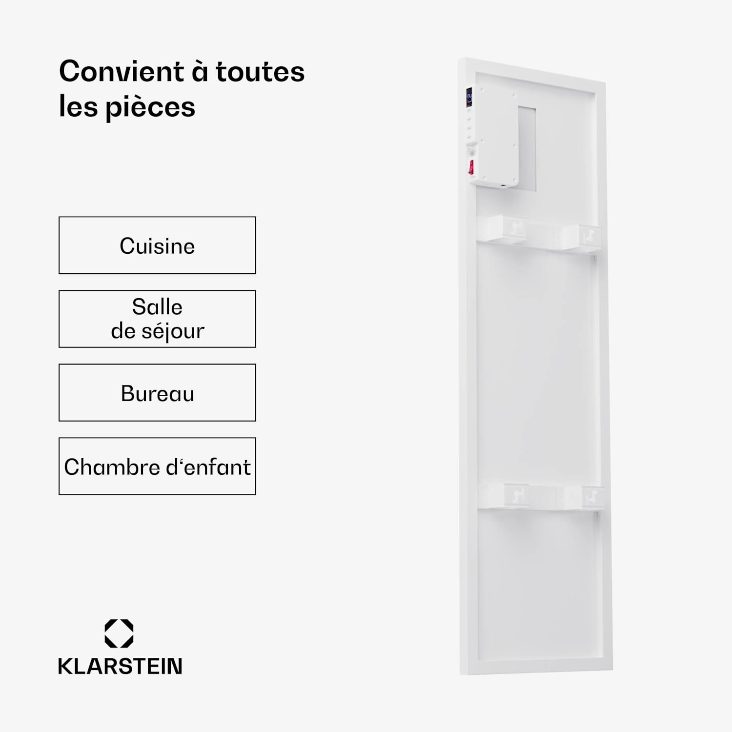 Wonderwall Air Smart 320 radiateur infrarouge 30x100 cm controle par appli 320 W 30 x 100 cm | 320 W