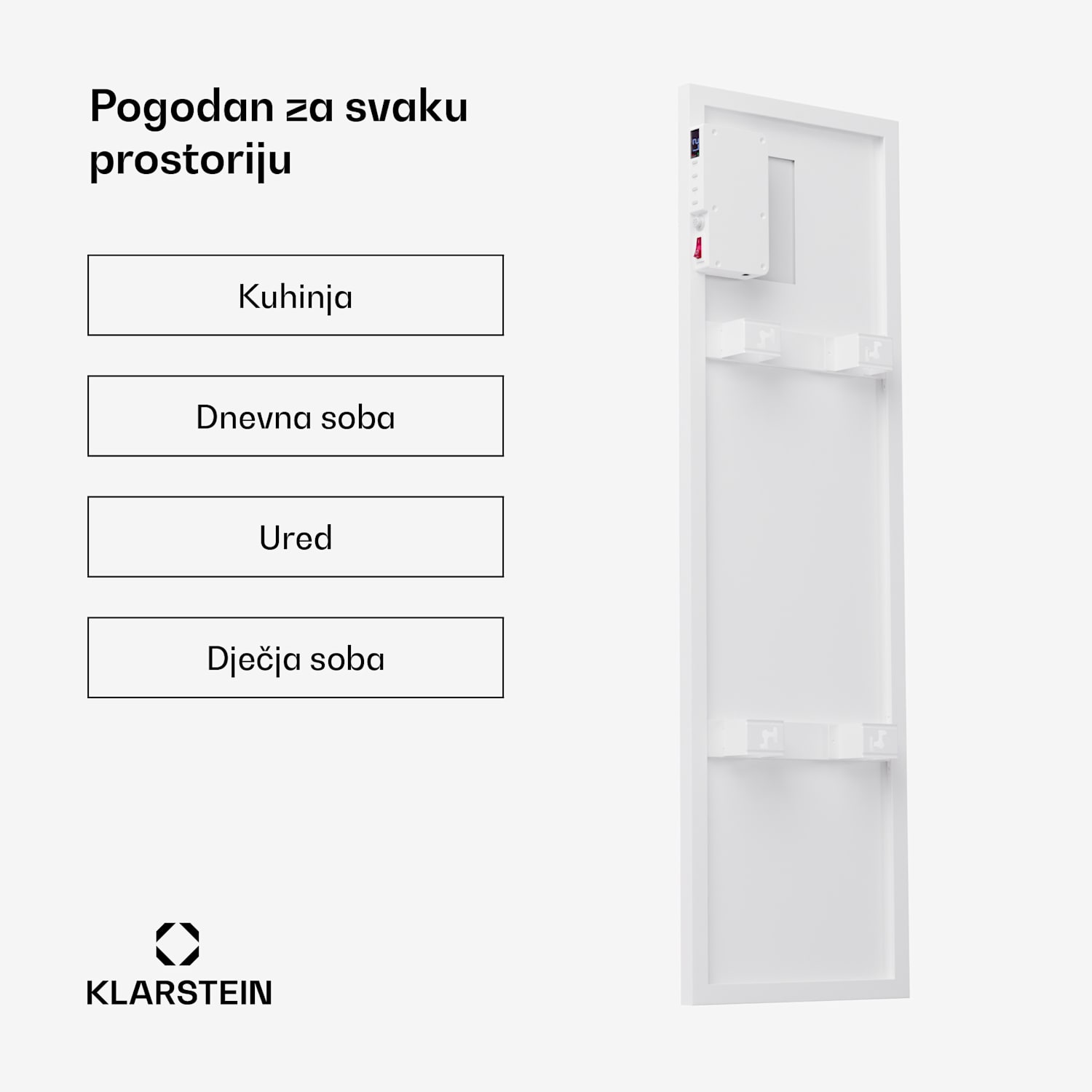 Wonderwall Air Smart 320, infracrvena grijalica, 30 x 100 cm, 320 W, aplikacija 30 x 100 cm | 320 W