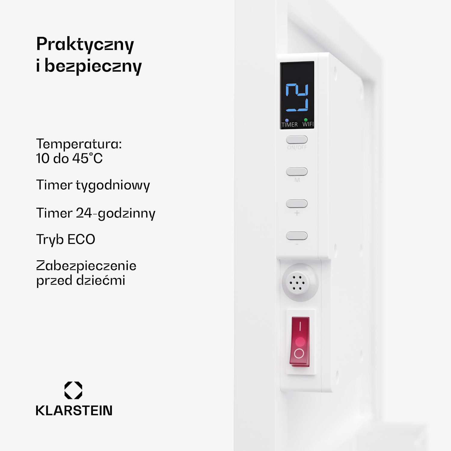 Wonderwall Air Smart 320, panel grzewczy na podczerwień, grzejnik, 30 x 100 cm, 320 W, aplikacja 30 x 100 cm | 320 W