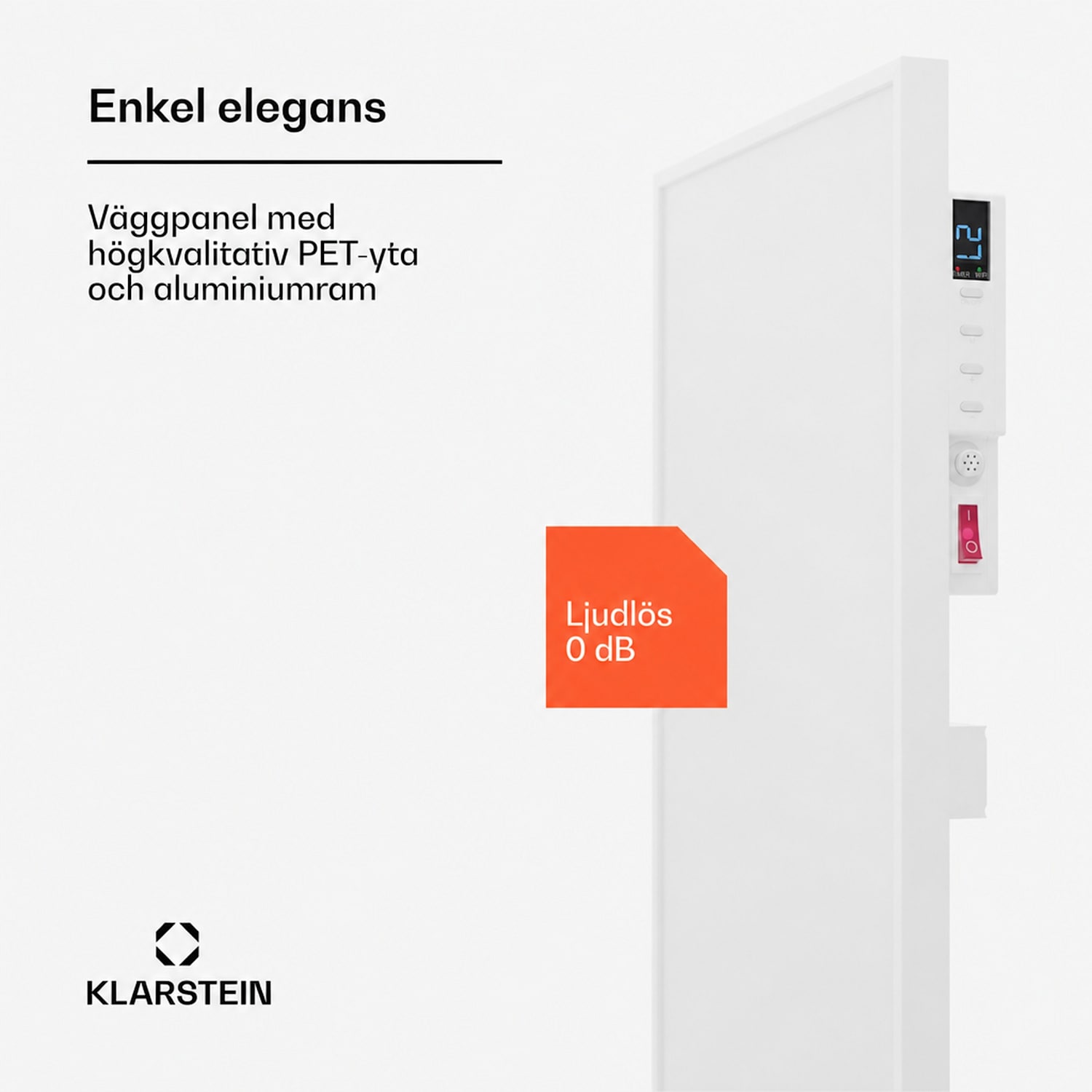 Wonderwall Air Smart 320 infravärmare 30 x 100 cm app 320 W 30 x 100 cm | 320 W