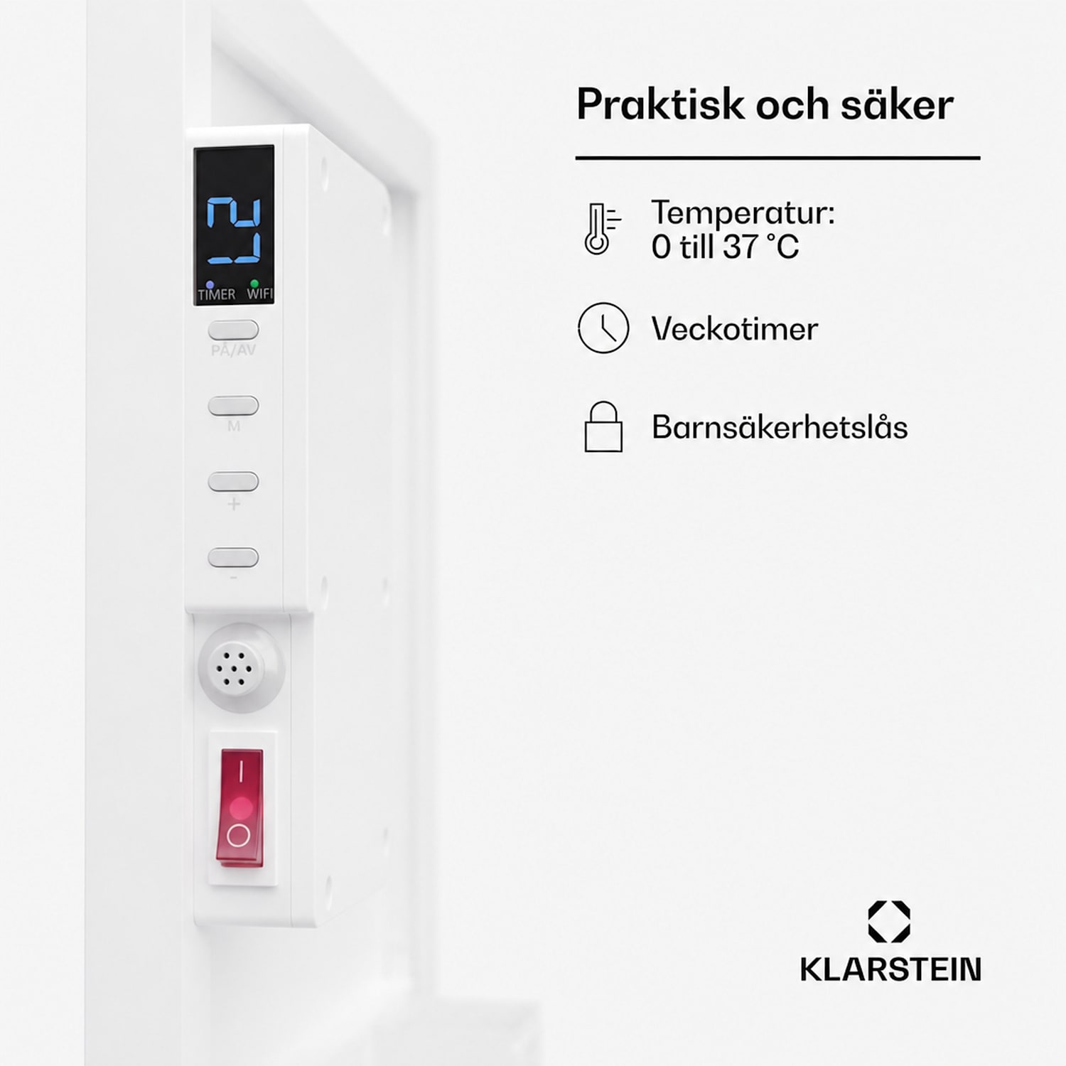 Wonderwall Air Smart 320 infravärmare 30 x 100 cm app 320 W 30 x 100 cm | 320 W