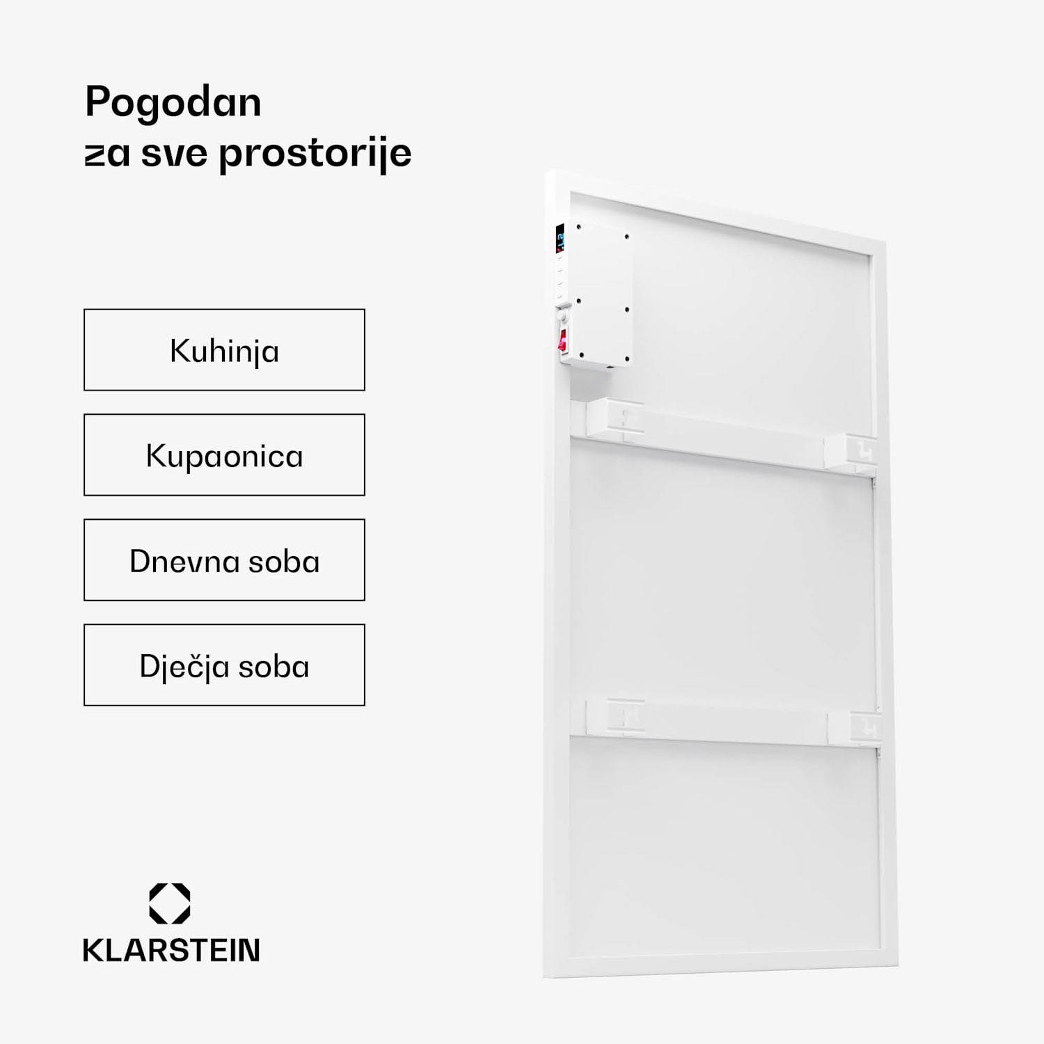 Wonderwall Air Smart 480,  infracrvena grijalica, 50 x 90 cm, 480 W, aplikacija 50 x 90 cm | 480 W