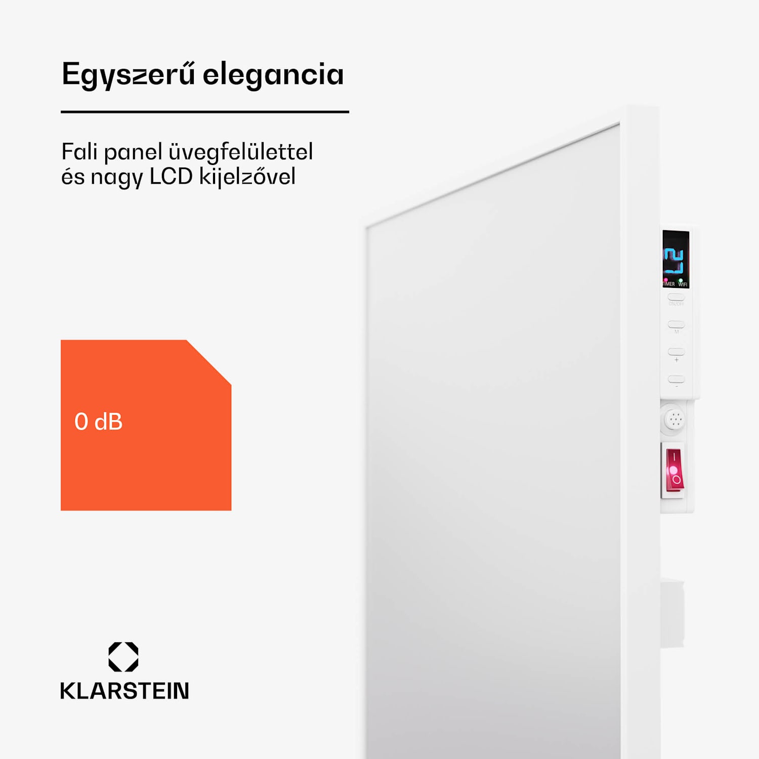 Wonderwall Air Smart 480, infravörös hősugárzó, 50 x 90 cm, 480 W, alkalmazás 