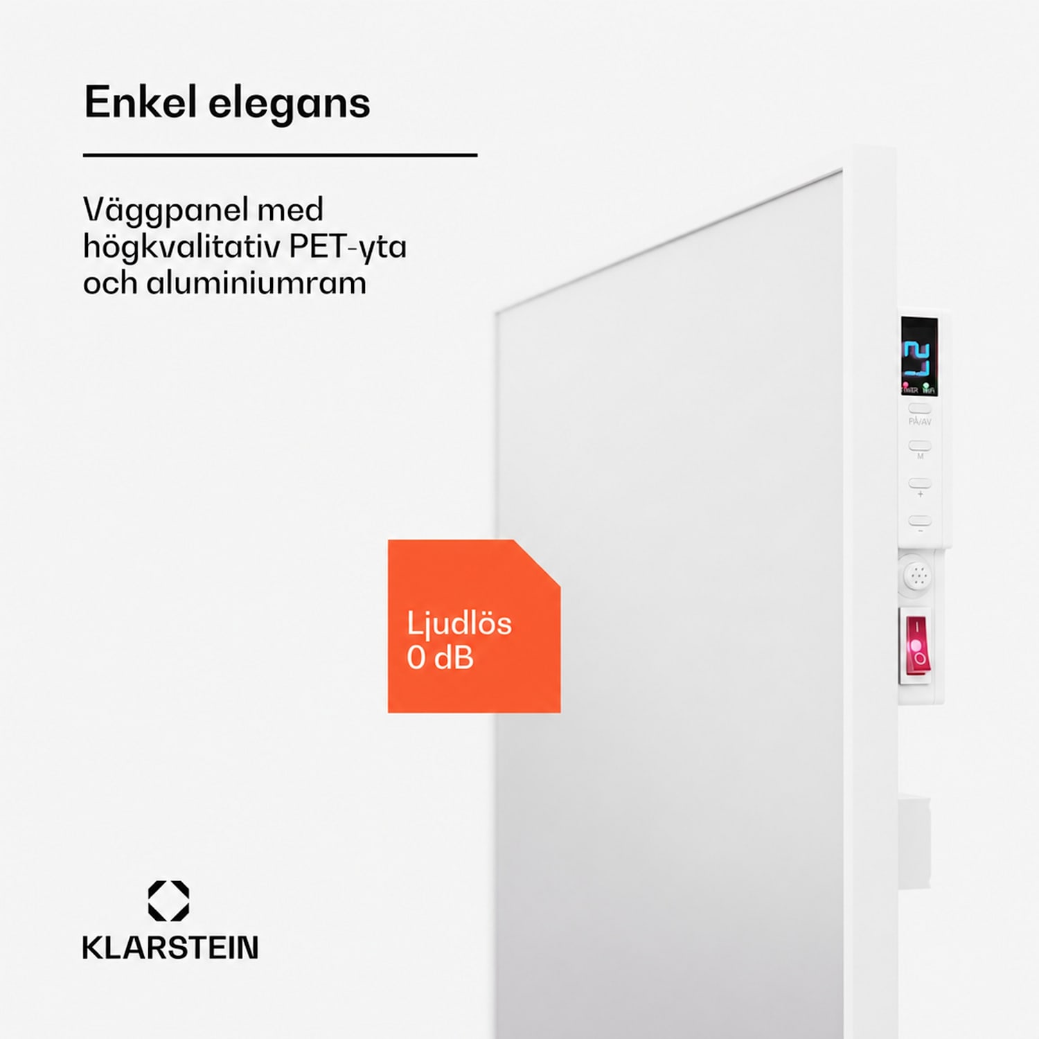 Wonderwall Air Smart 480 infravärmare 50 x 90 cm app 480 W 50 x 90 cm | 480 W