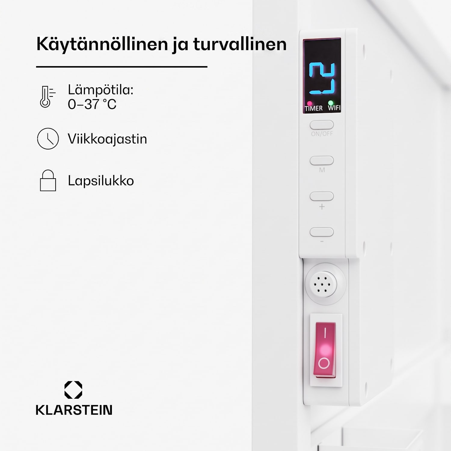 Wonderwall Air Smart 600 -infrapunalämmitin 60 x 100 cm sovellus 600 W 60 x 100 cm | 600 W | Kyllä