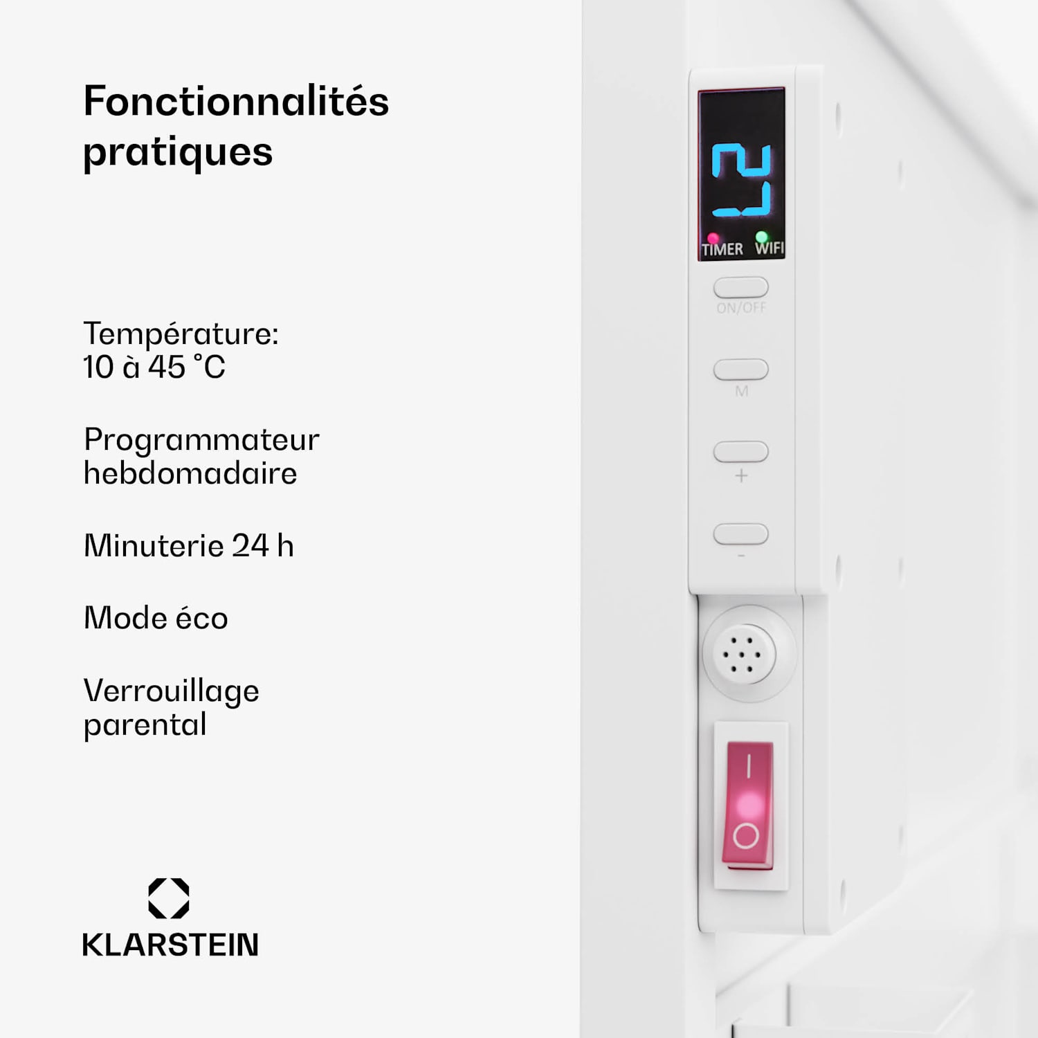 Wonderwall Air Smart 600 radiateur infrarouge 60 x 100 cm Appli 600 W 60 x 100 cm | 600 W | Oui