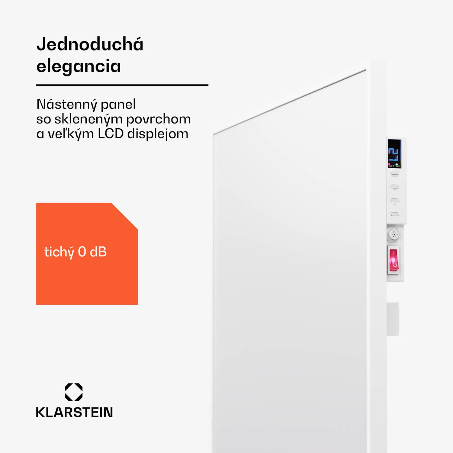 Wonderwall Air Smart 600, infračervený ohrievač, 60 x 100 cm, 600 W, aplikácia 60 x 100 cm | 600 W | Áno