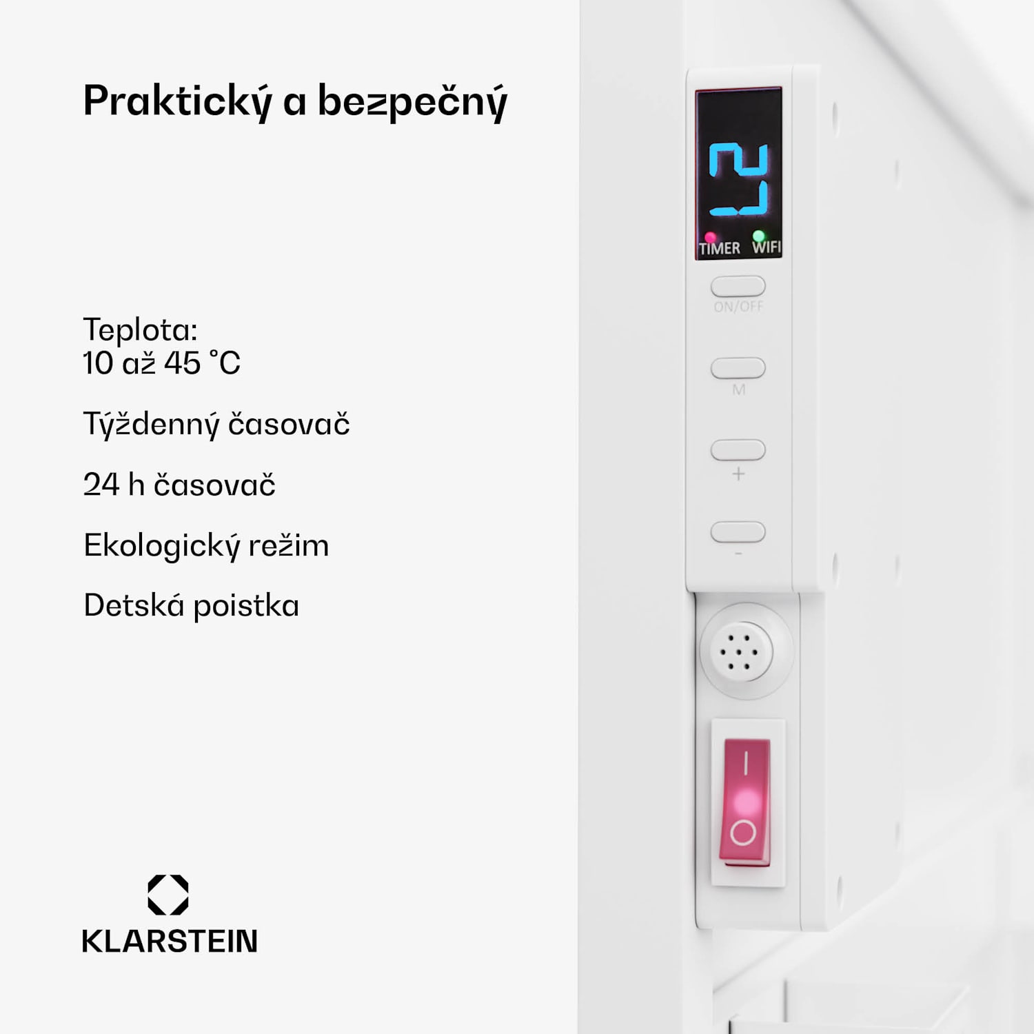 Wonderwall Air Smart 600, infračervený ohrievač, 60 x 100 cm, 600 W, aplikácia 60 x 100 cm | 600 W | Áno