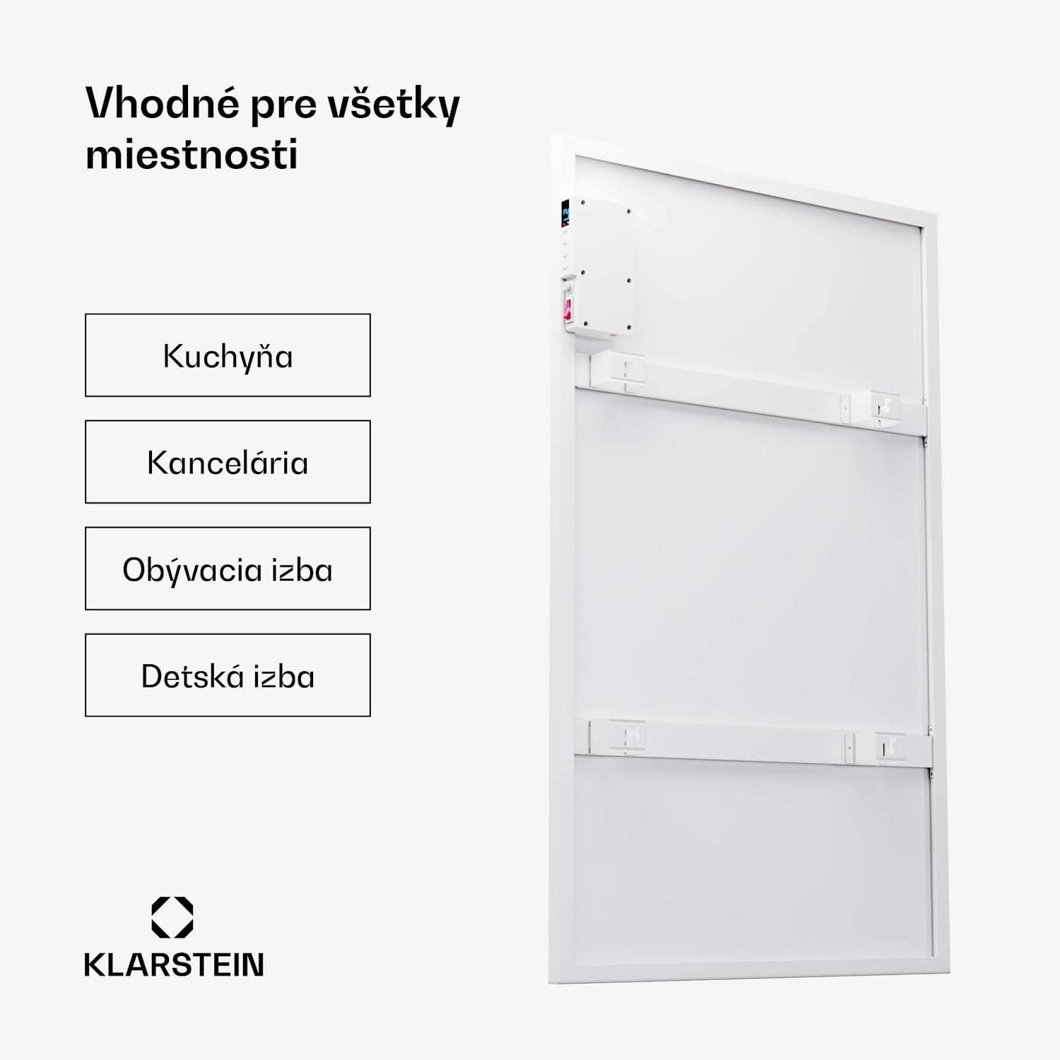 Wonderwall Air Smart 600, infračervený ohrievač, 60 x 100 cm, 600 W, aplikácia 60 x 100 cm | 600 W | Áno