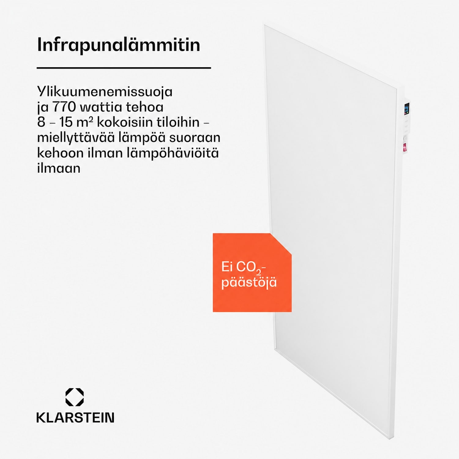 Wonderwall Air Smart 770 -infrapunalämmitin 60 x 120 cm sovellus 770 W 60 x 120 cm | 770 W