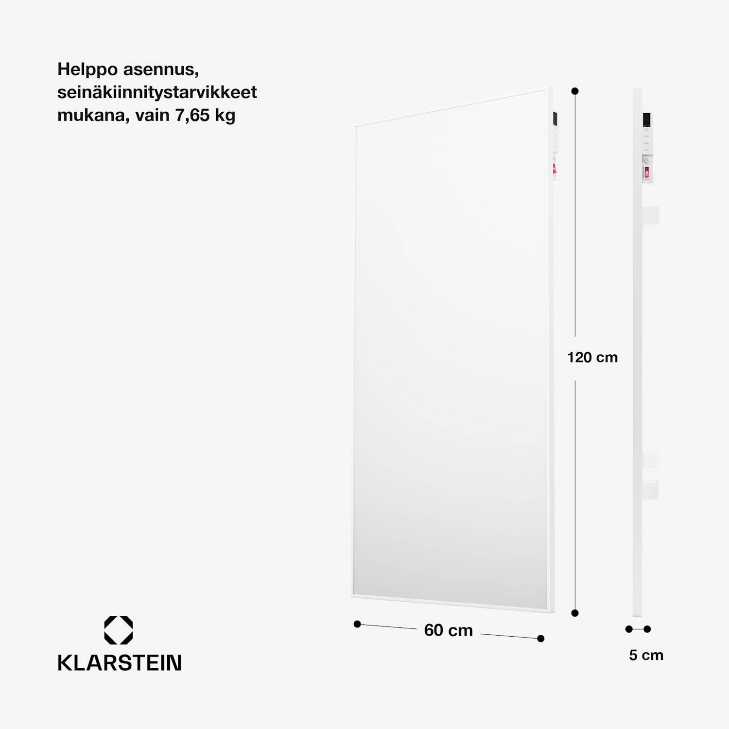 Wonderwall Air Smart 770 -infrapunalämmitin 60 x 120 cm sovellus 770 W 60 x 120 cm | 770 W