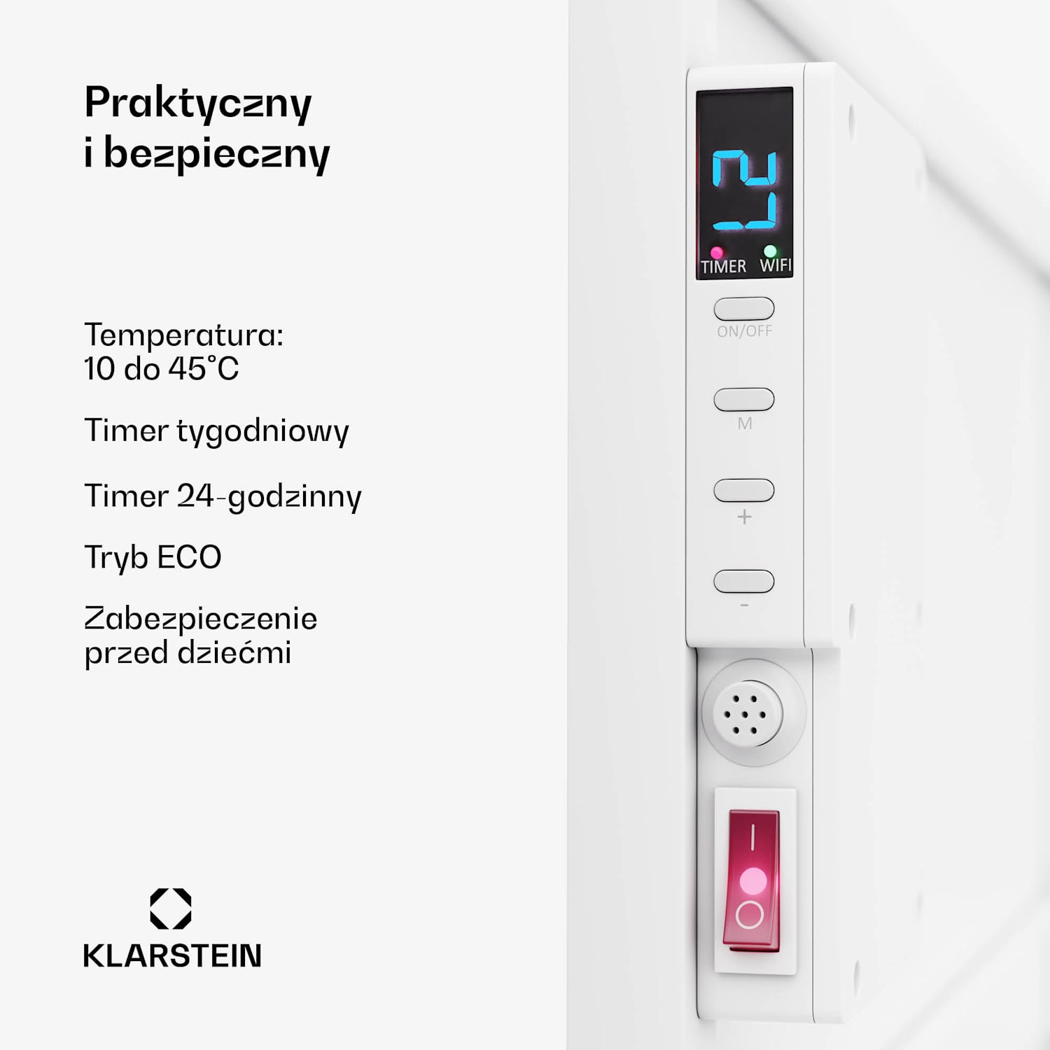 Wonderwall Air Smart 770, panel grzewczy na podczerwień, grzejnik 60 x 120 cm, 770 W, aplikacja 60 x 120 cm | 770 W