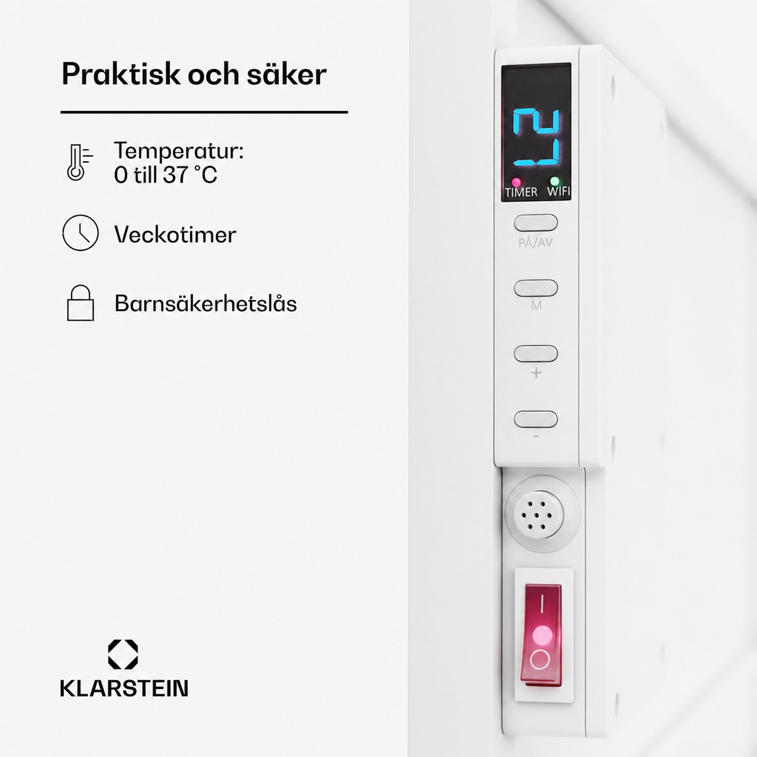 Wonderwall Air Smart 770 infravärmare 60 x 120 cm app 770 W 60 x 120 cm | 770 W