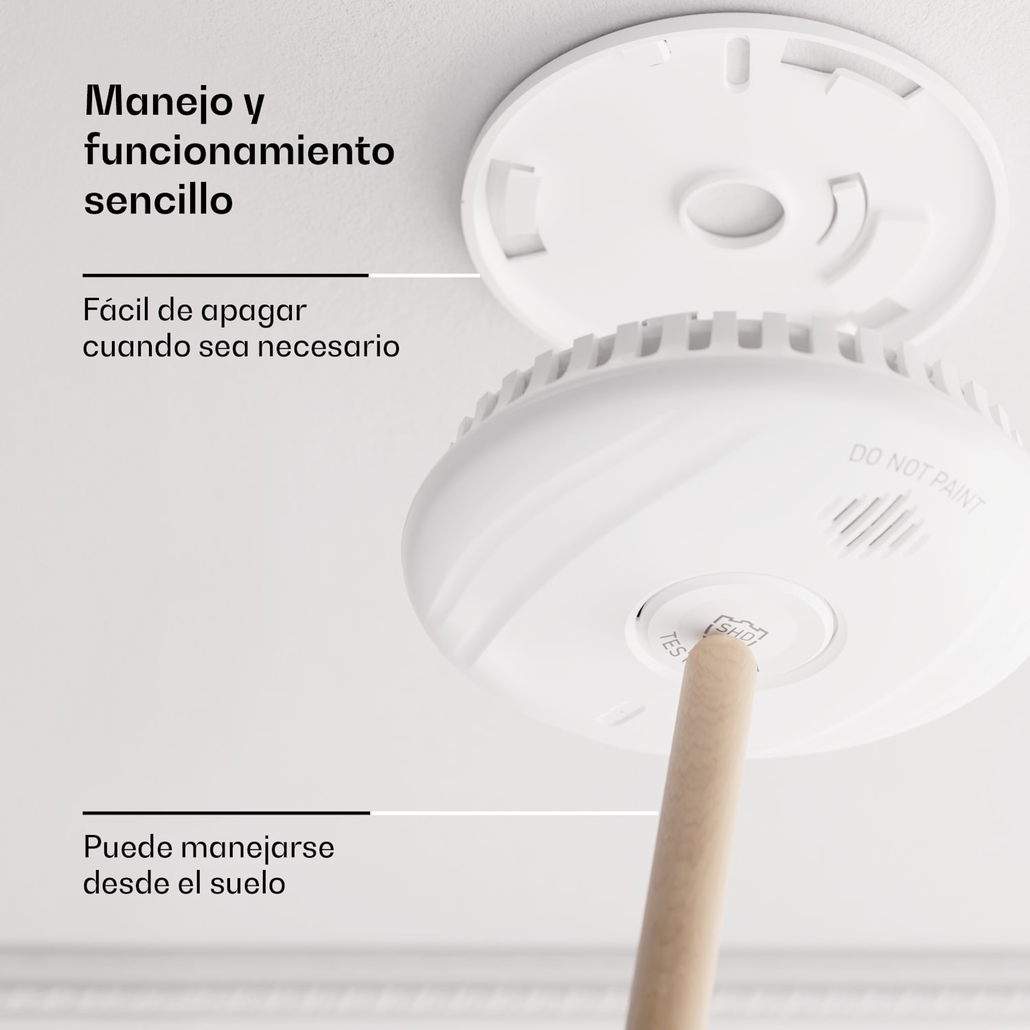 SHD by oneConcept Detector de humo DOF Pro10 Plástico Señal de aviso: 85 dB 10 años de duración de la pila 3er-Set