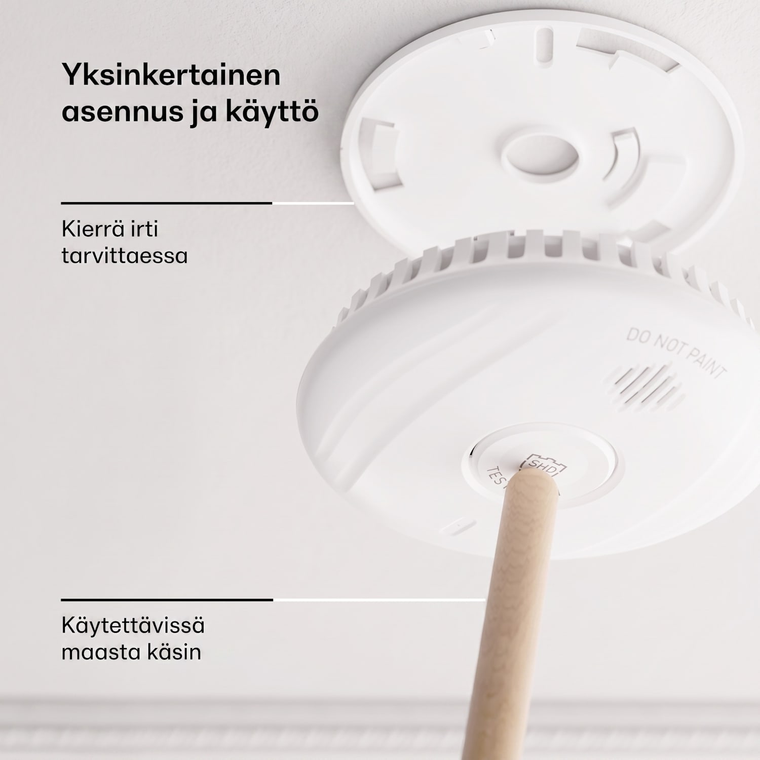 SHD by oneConcept savuilmaisin DOF Pro10 muovi varoitussignaali: 85 dB akun käyttöikä 10 vuotta 10 kpl setti
