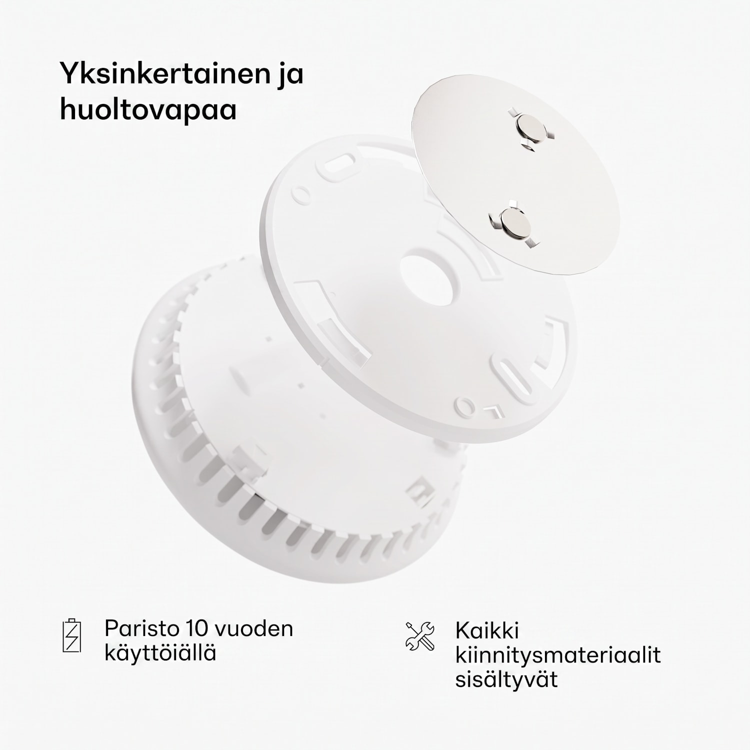SHD by oneConcept savuilmaisin DOF Pro10 magneettipidike varoitussignaali: 85 dB akun käyttöikä 10 vuotta 6 kpl setti