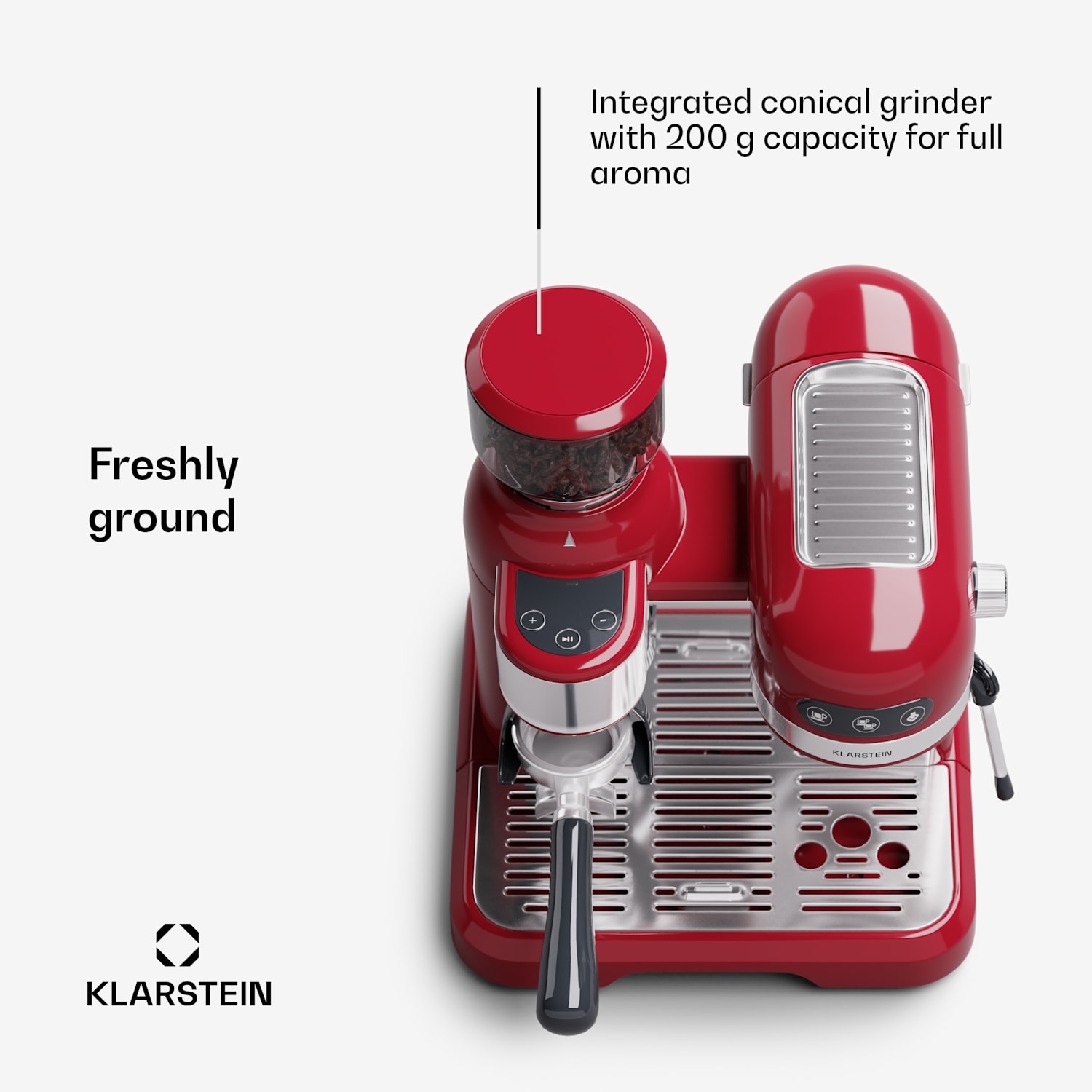 Máquina de café expresso Bella Café com moinho 1550W 20 bar 1,4 l  Vermelho