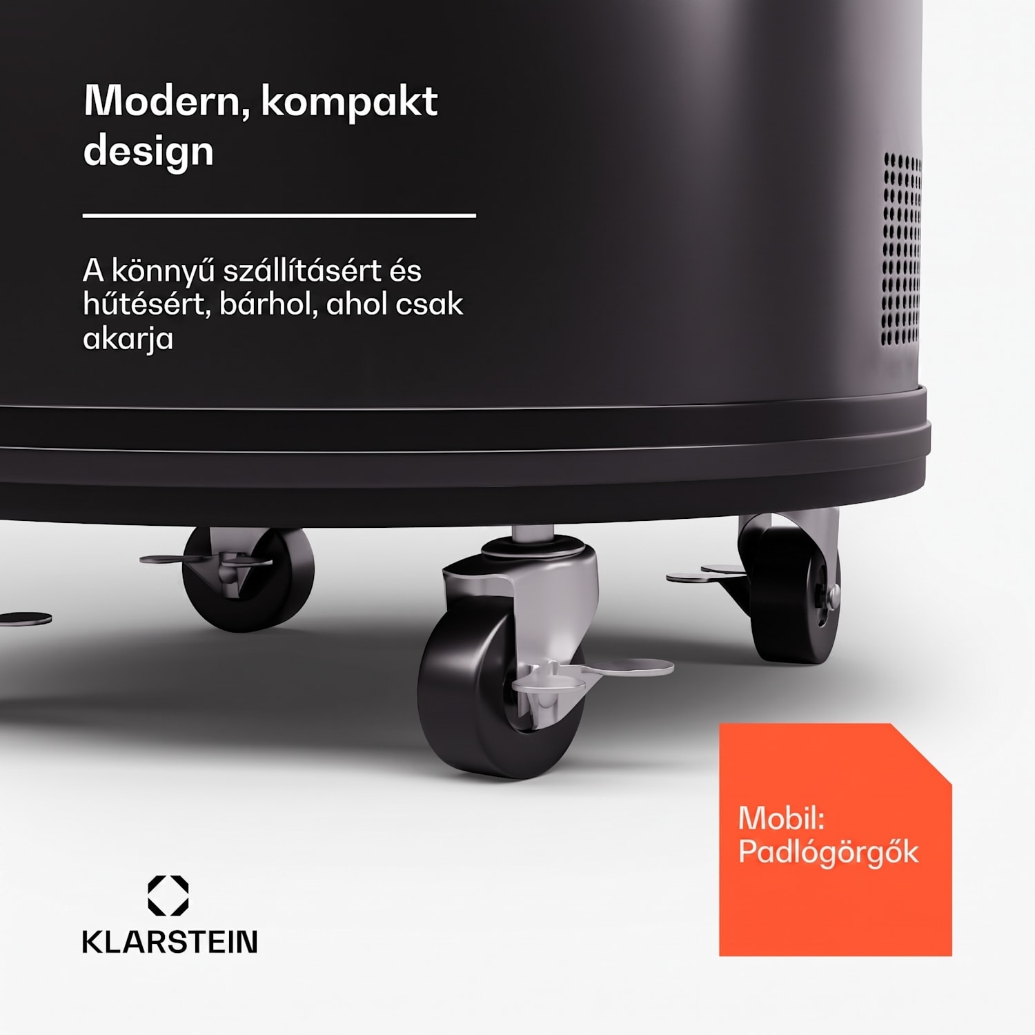 Mr. Barbot 30, italhűtő, bárhűtő, 30 literes, 0-16 °C, mobil 30 liter | Fekete