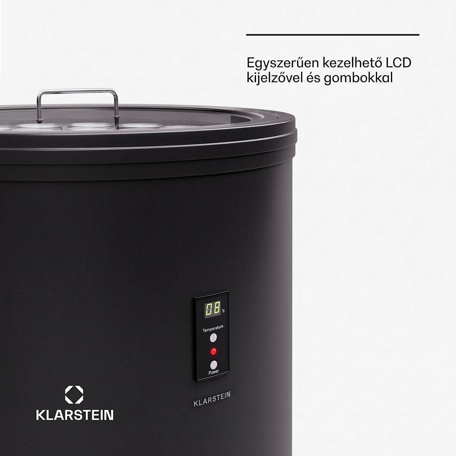 Mr. Barbot 50, italhűtő, bárhűtő, 50 literes, 0-16 °C, mobil 50 liter | Fekete
