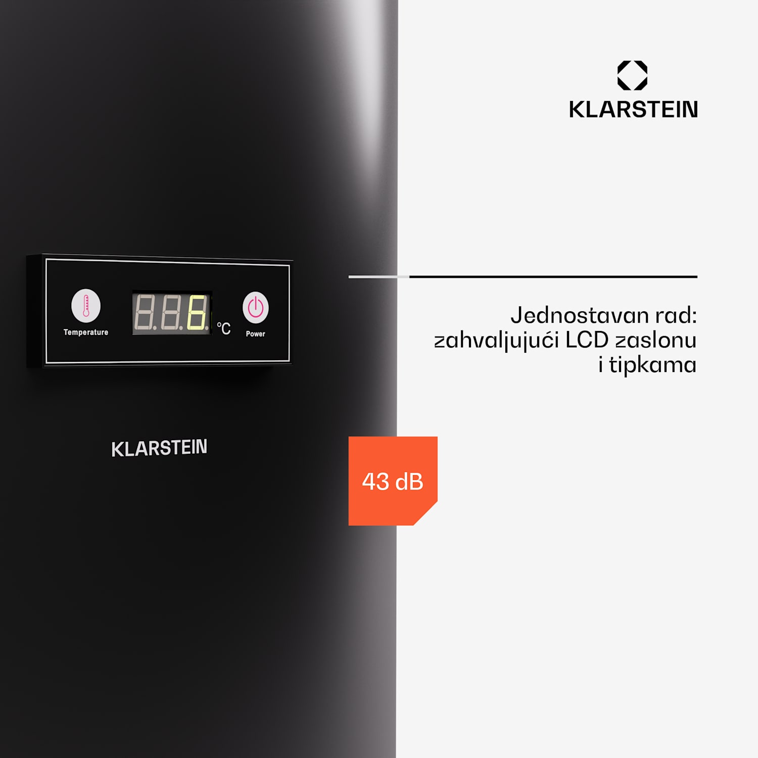 gosp. Barbot 75, hladnjak za piće, barski hladnjak, 75 litara, 0-16 °C, mobilni 75 Ltr | Crna