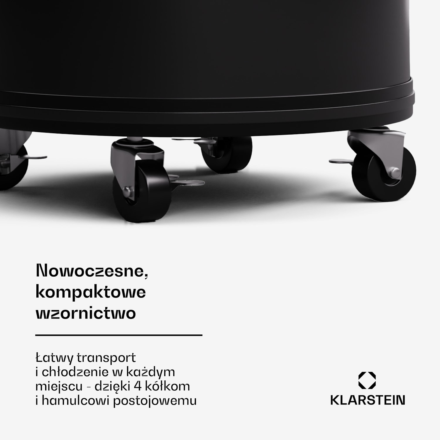 Mr. Barbot 70, lodówka na napoje, chłodziarka, 70 l, 0-16°C, mobilna 75 Ltr | Czarny