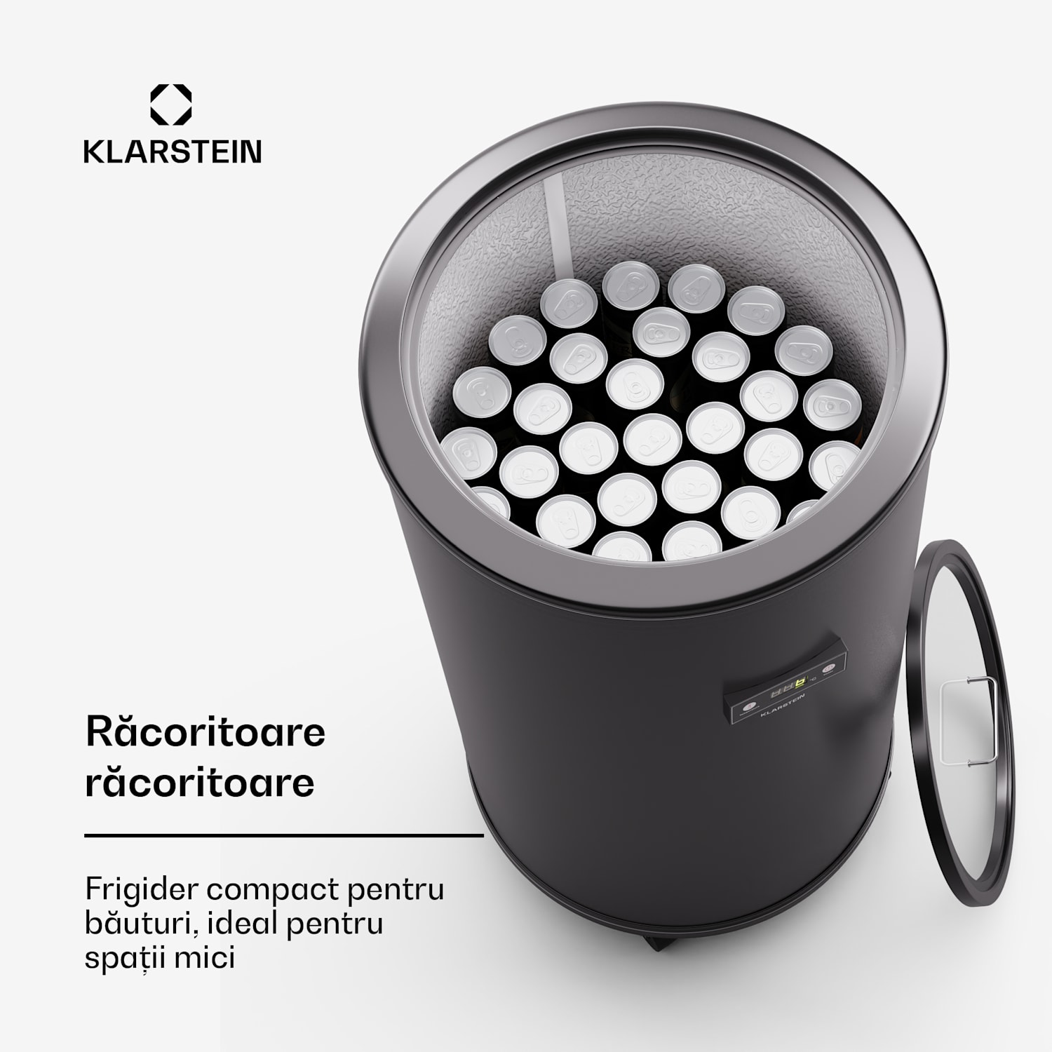 Dl. Barbot 75, frigider pentru băuturi, frigider de bar, 75 litri, 0-16 °C, mobil 75 Ltr | Negru