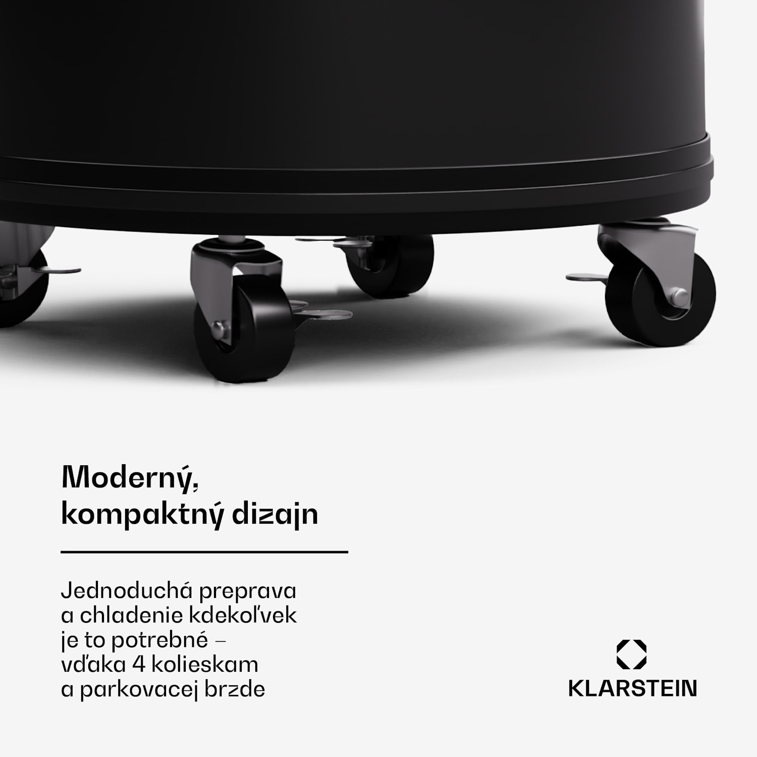 Mr. Barbot 75, chladnička na nápoje, barová chladnička, 75 litrov, 0-16 °C, mobilná 75 Ltr | Čierna