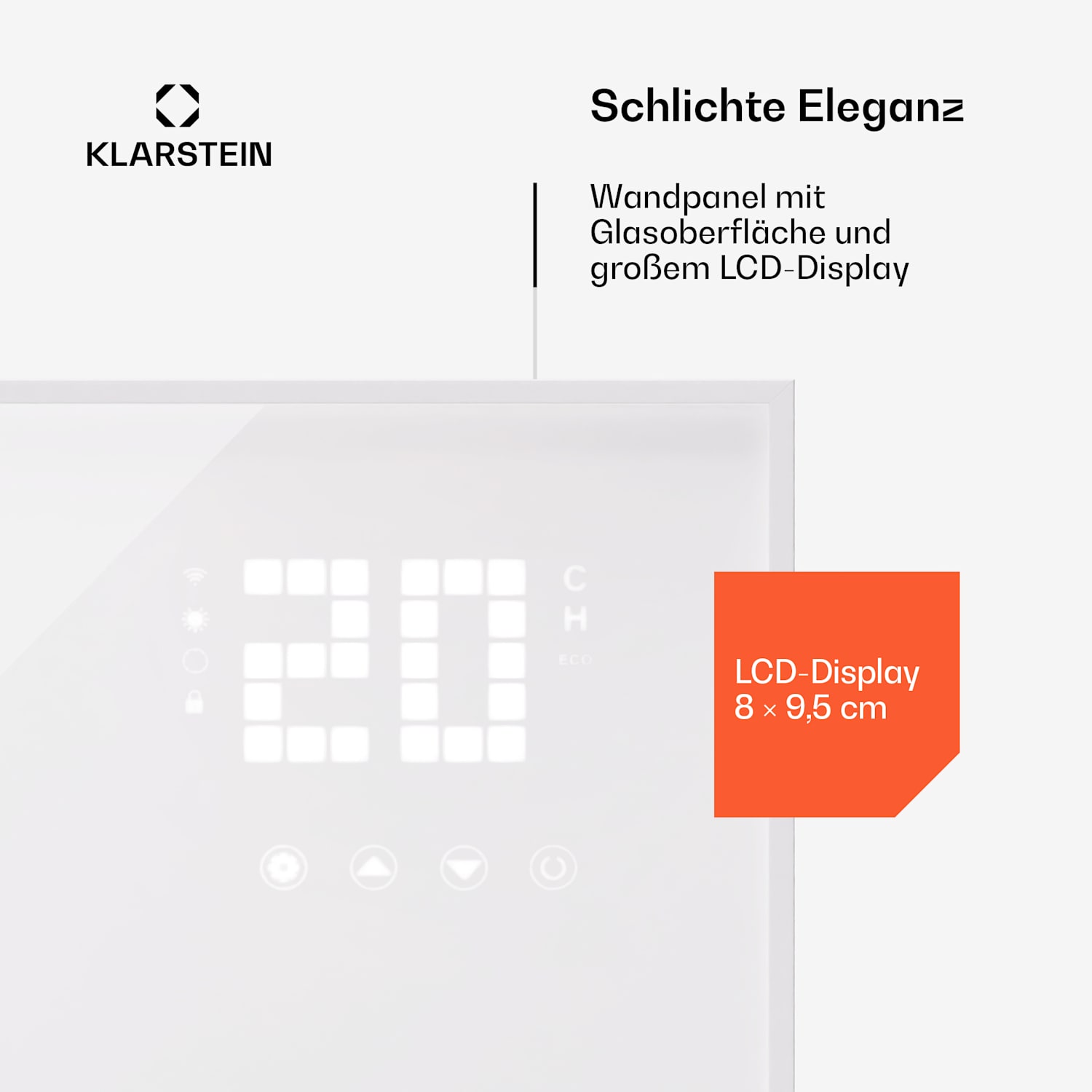 Wonderwall Smart Bornholm Infrarotheizung 100x30cm App 320W 