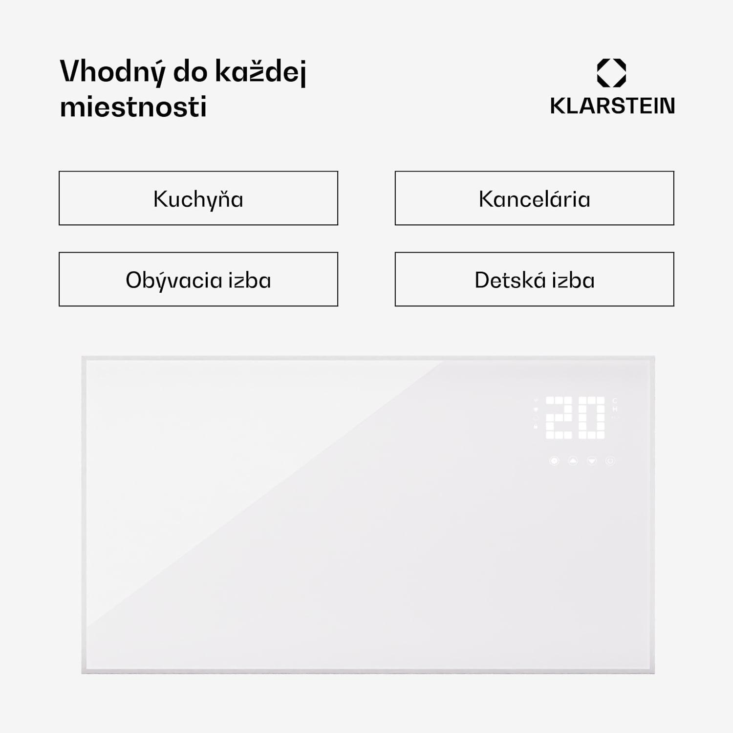 Wonderwall Smart Bornholm, Infražiarič, 90x50cm, App, 480W 