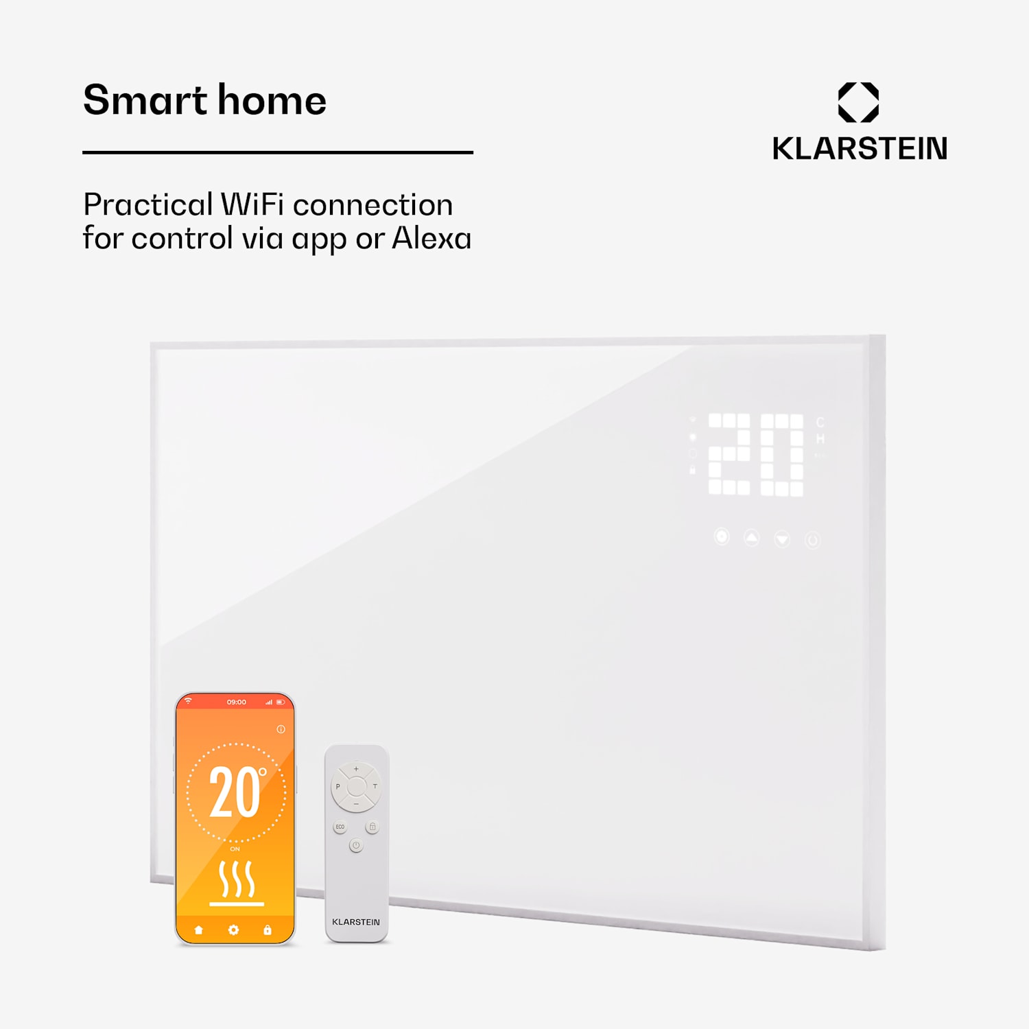 Mariana Neo 90 vlakschermkap 90 cm 640 m³/h afvoer led 