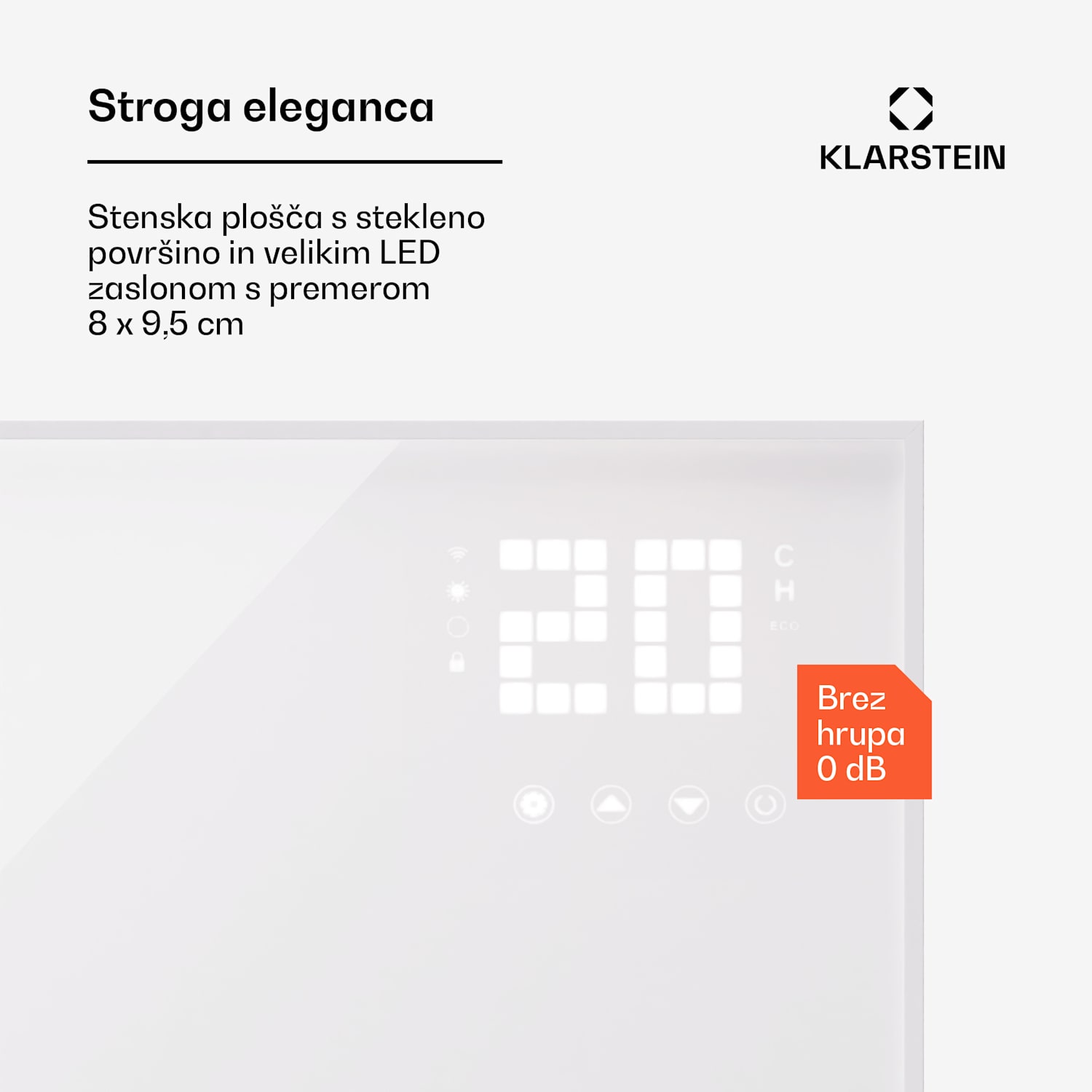 Wonderwall Smart Bornholm, Infrardeči grelnik, 120 x 100 cm, 1200 W, aplikacija 