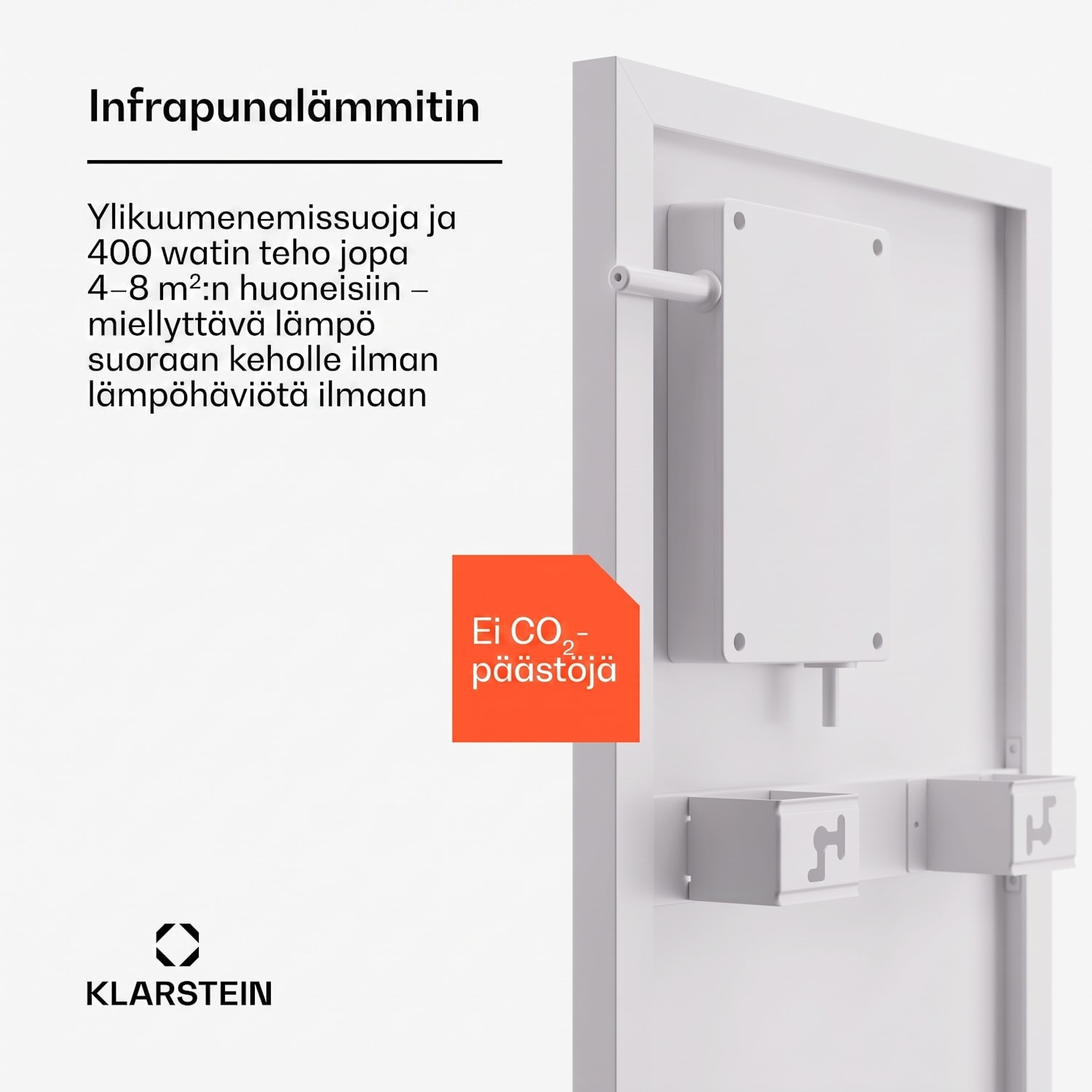 Wonderwall Smart Bornholm infrapunalämmitin 30x100cm sovellus 400W 30 x 100 cm | 400 W | Valkoinen