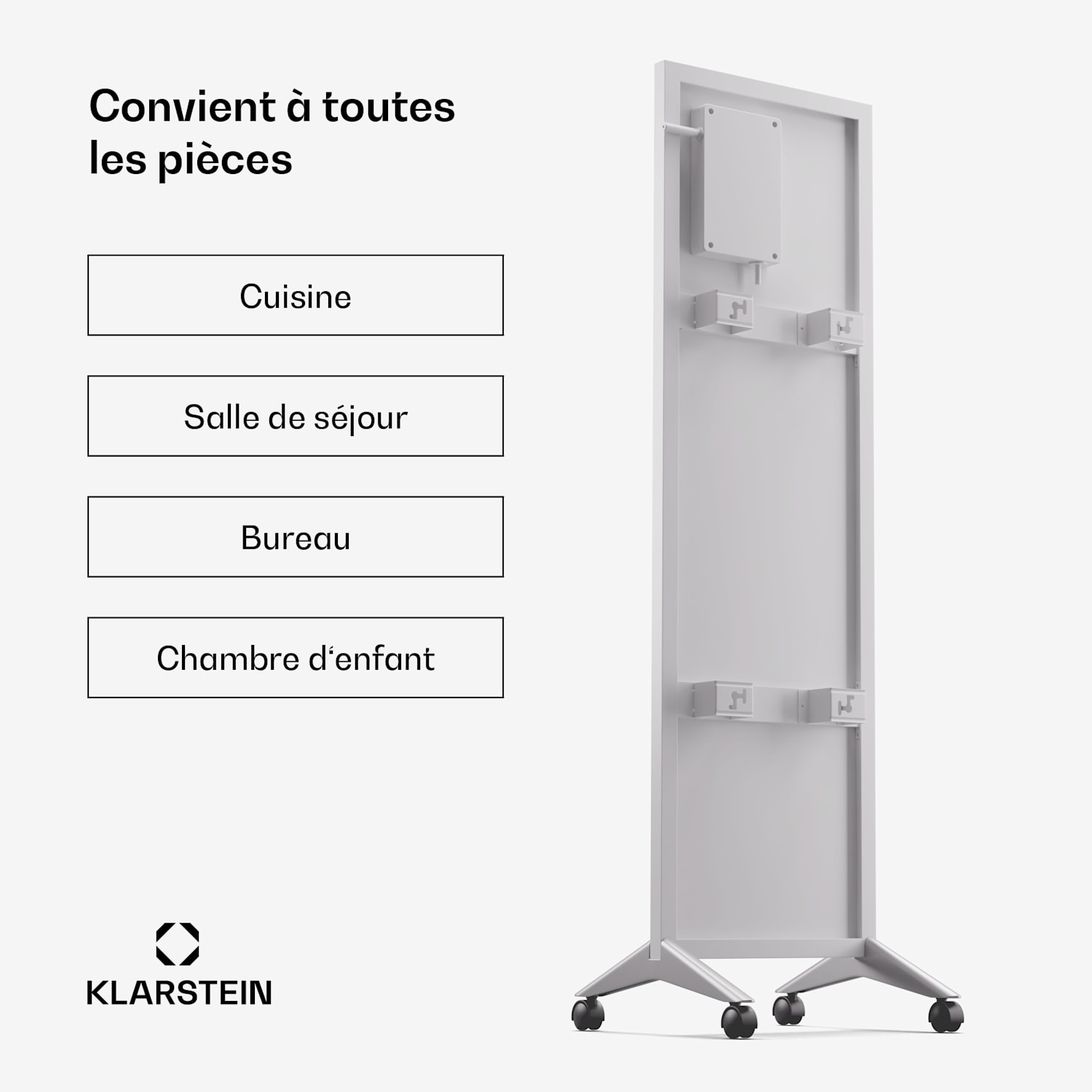 Wonderwall Smart Bornholm infrarood verwarming 30x100cm App 400W 30 x 100 cm | 400 W | Wit