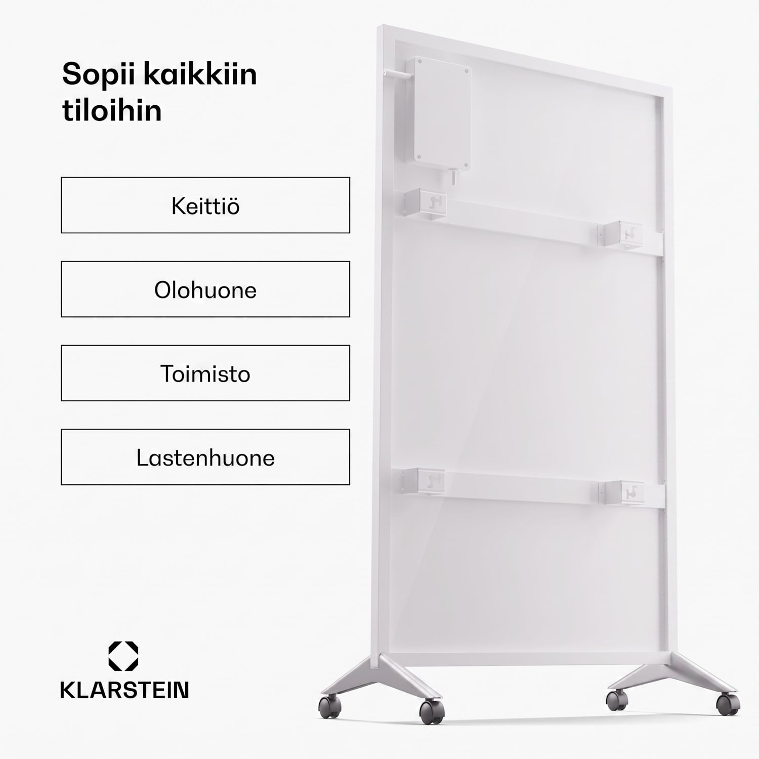 Wonderwall Smart Bornholm -infrapunalämmitin 60x100 cm sovellus 800W 60 x 100 cm | 800 W | Valkoinen