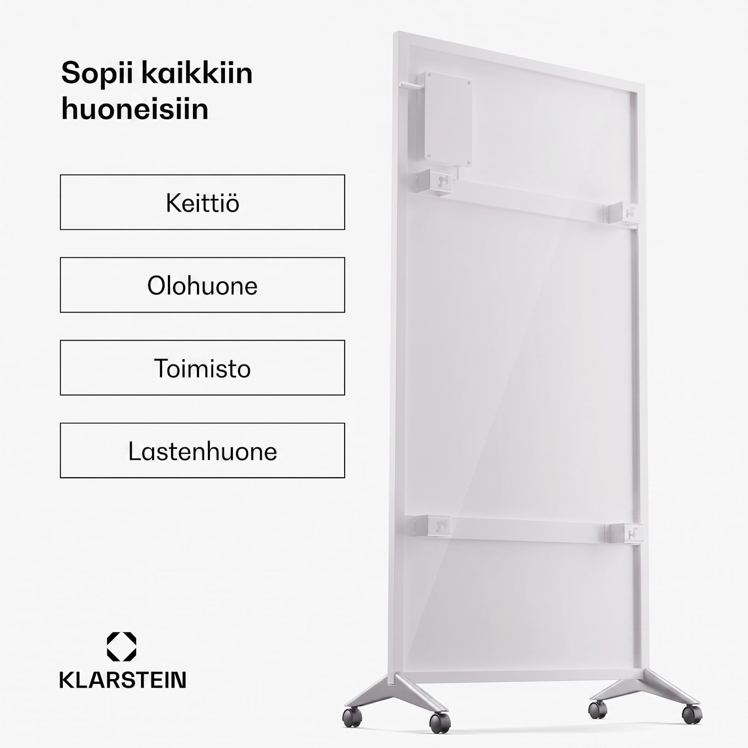 Wonderwall Smart Bornholm -infrapunalämmitin 60x120cm sovellus 1200W 60 x 120 cm | 1200 W | Valkoinen