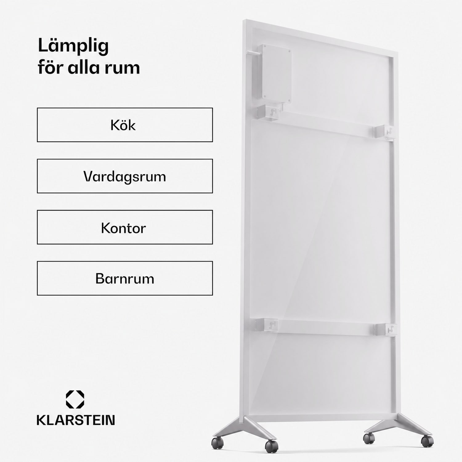 Wonderwall Smart Bornholm Infravärmare 60 x 120 cm app 1200 W 60 x 120 cm | 1200 W | Vit