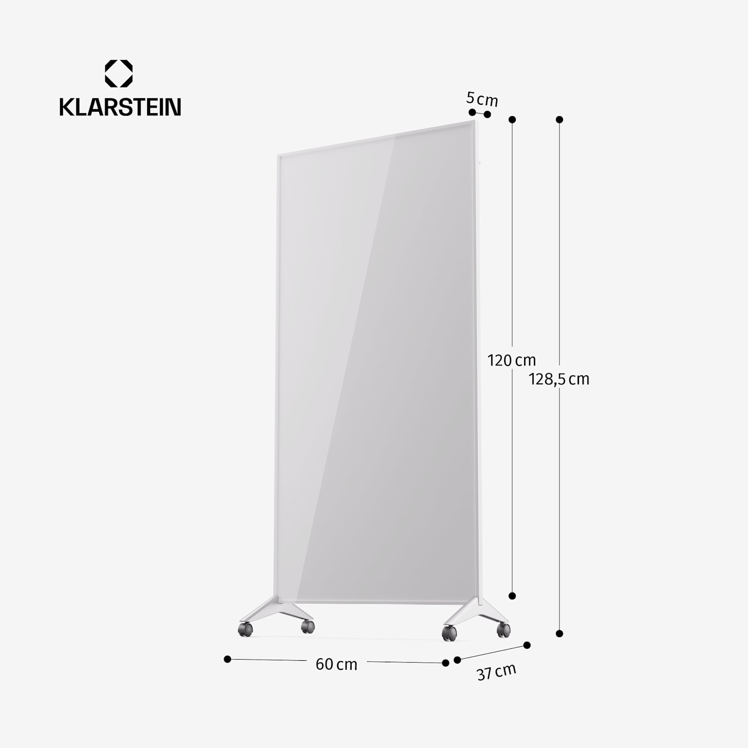 Wonderwall Smart Bornholm Infrarotheizung 60x120cm App 1200W 60 x 120 cm | 1200 W | Weiß